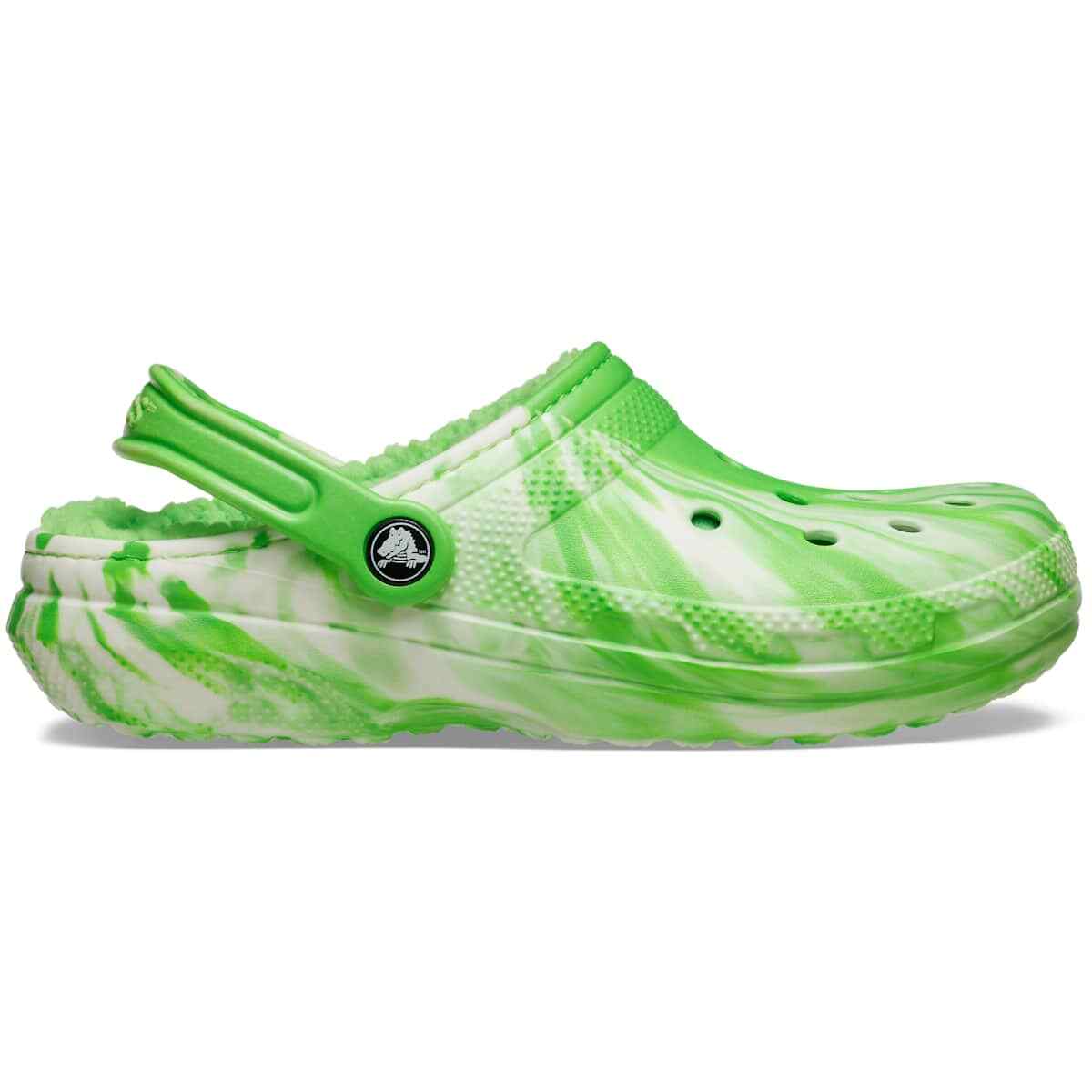Crocs Classic Lined Glow-in-the-Dark Marbled Clog