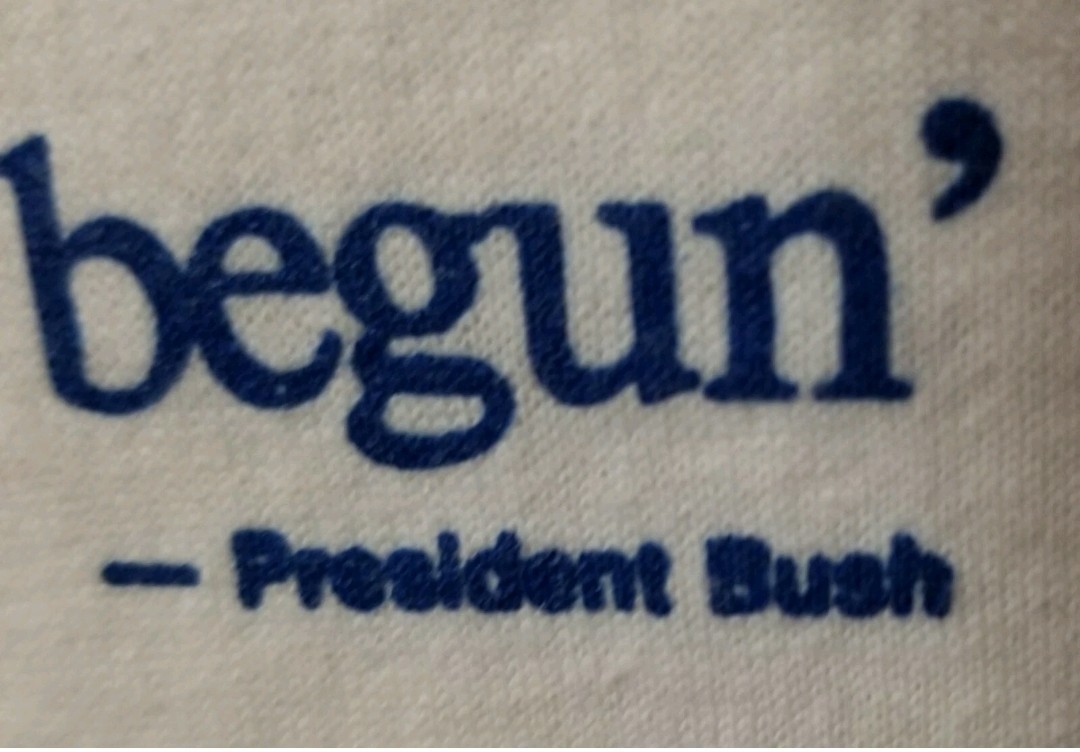 Gulf War 1991 Desert Storm T-Shirt Men’s Size-Large 1/16/91 President Bush New