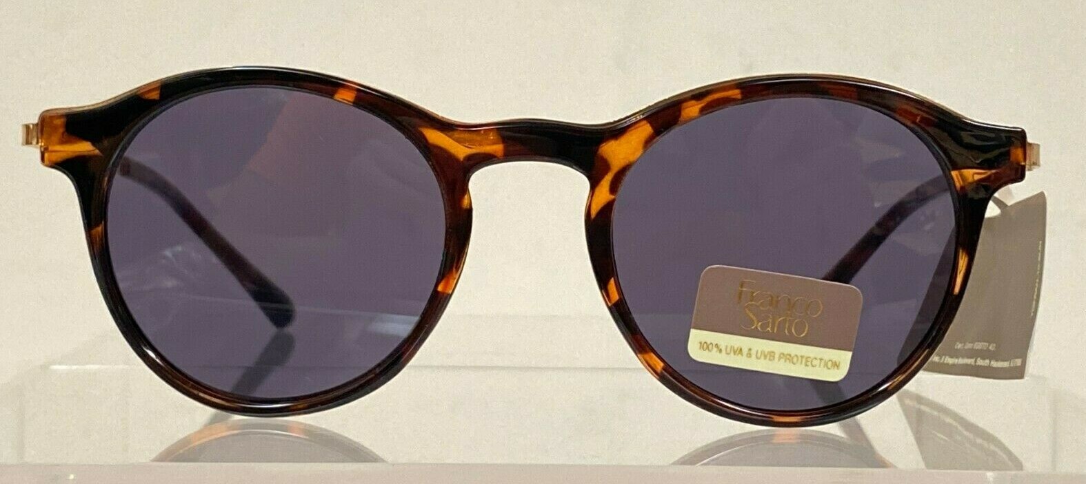 NEW Franco Sarto Sunglasses Tortoise Gold DESIGNER HIGH QUALITY METAL
