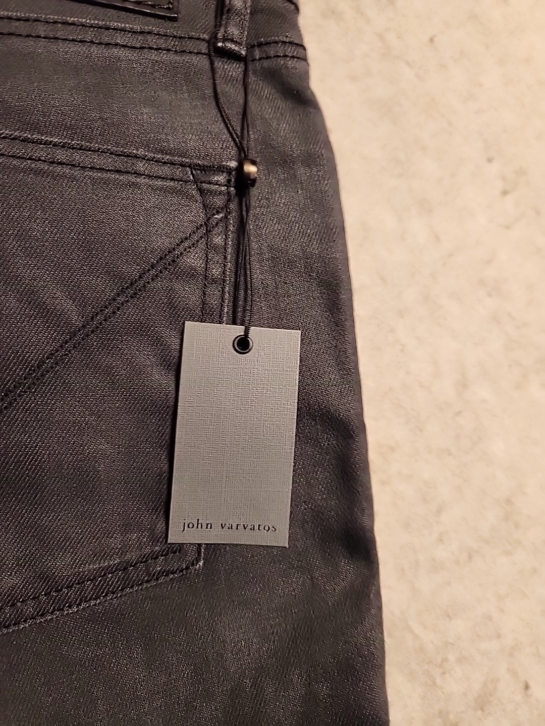 John Varvatos USA Men’s Bowery Slim Straight Jeans 38×27 NEW $228 J306Q3B-AOIE