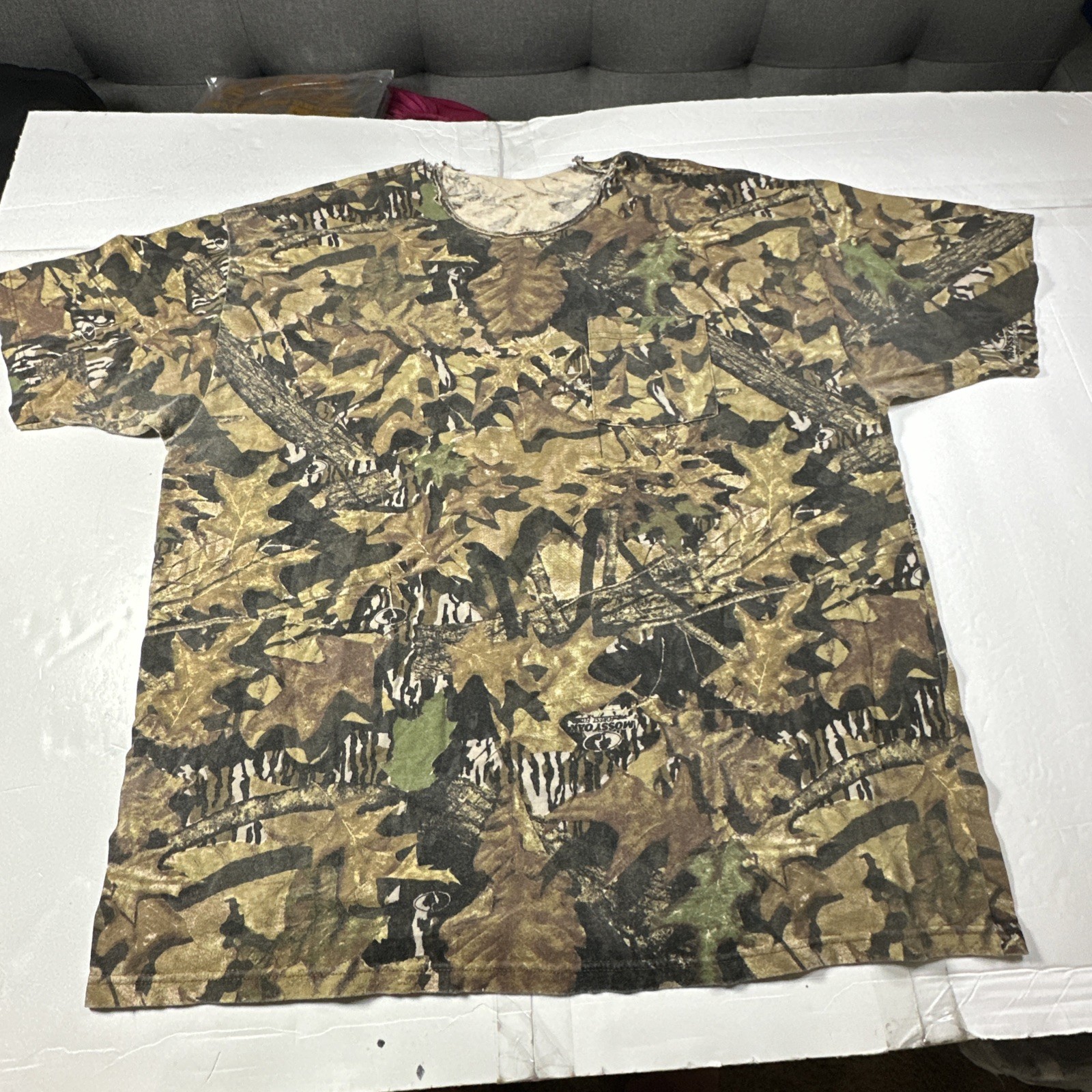Jerzees Mossy Oak Outdoors Mens Camo Tshirt Sz- XL #2532