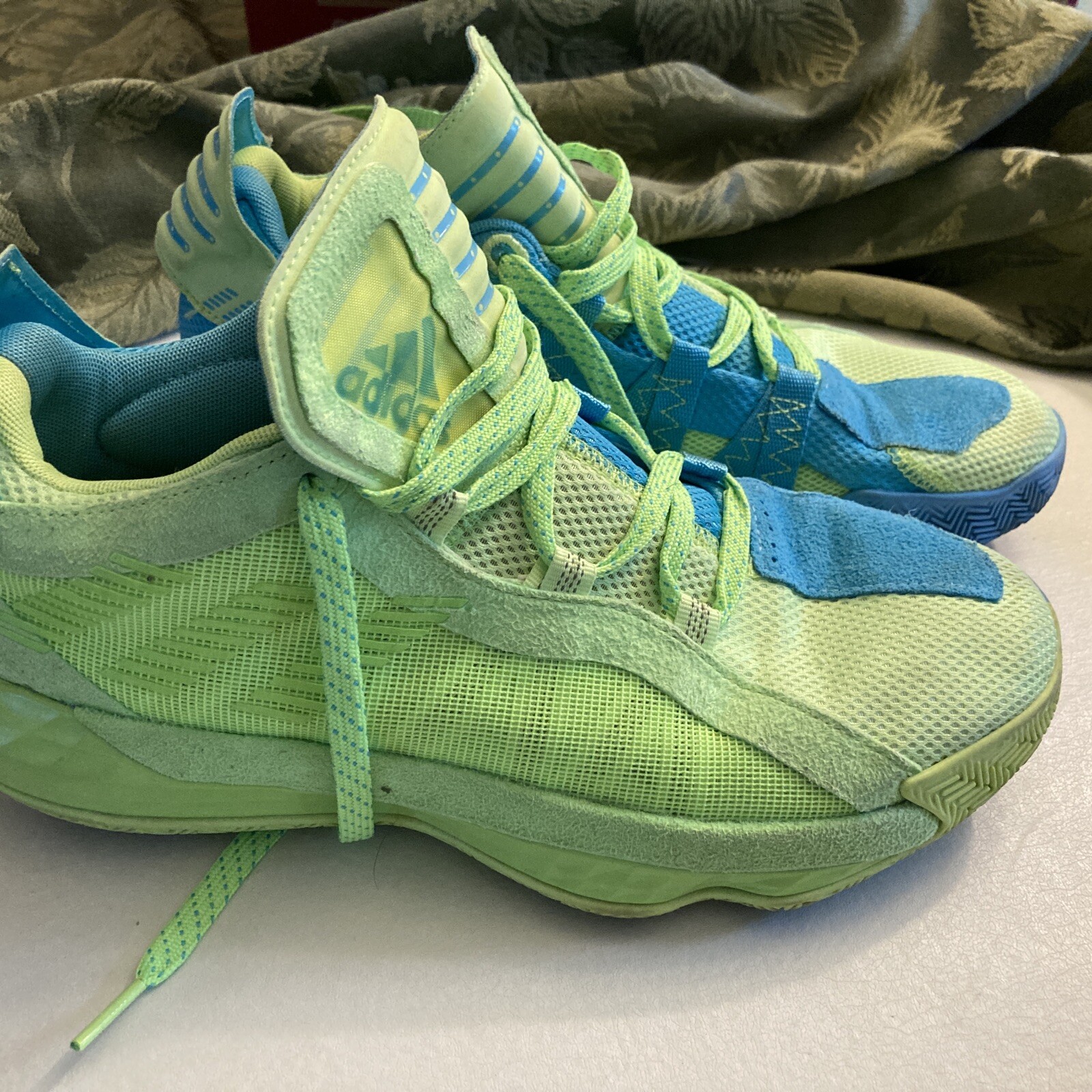 Adidas Dame 6 JamFest McDonalds Green Blue Shoes FW4507 Men’s Size 8
