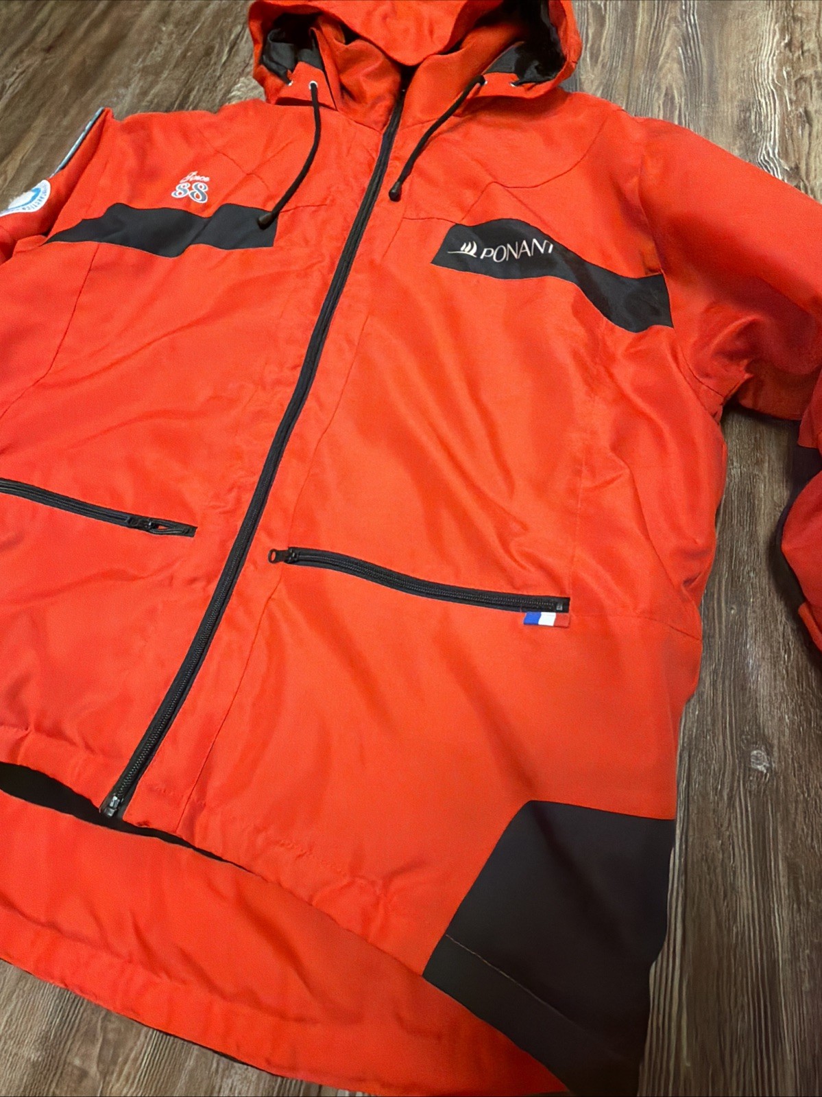 Ponant 88 Antarctica Polar Expedition Hooded Parka Jacket Coat Men’s Size 4XL