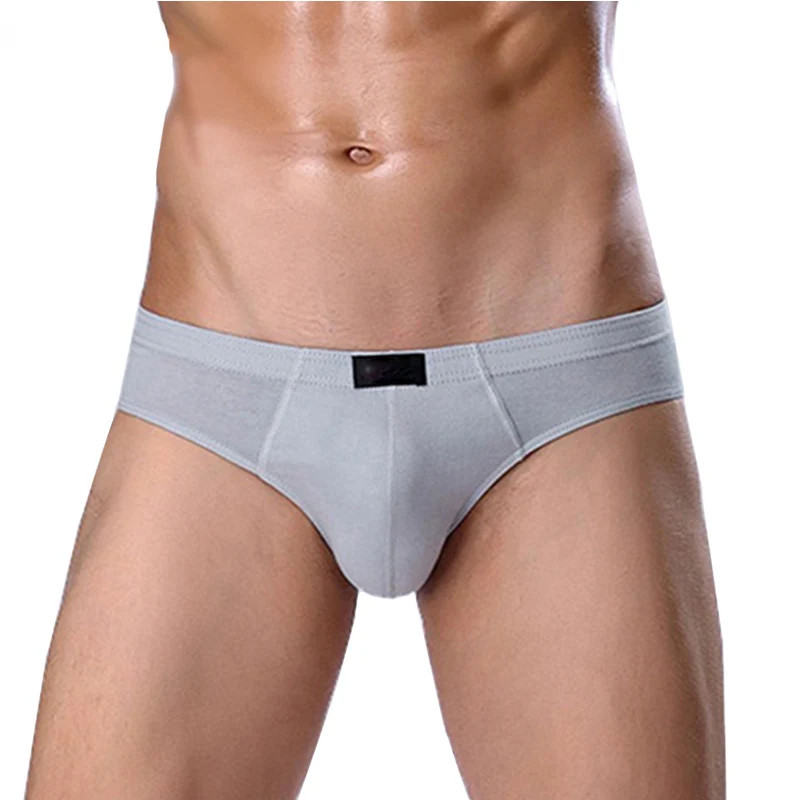 Breathable Cotton Briefs Men Solid Comfortable Underwear Plus Size XL 5XL