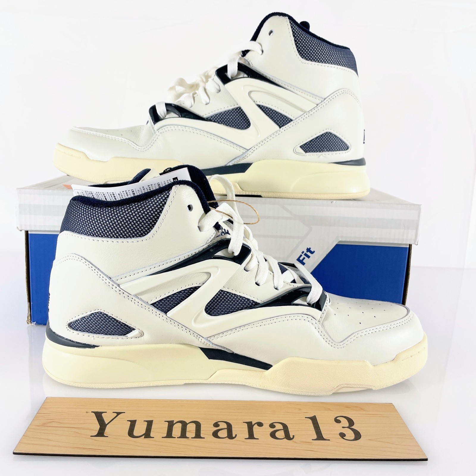 Reebok Pump Omni Zone 2 Chalk White Blue GY5301 Men’s Size