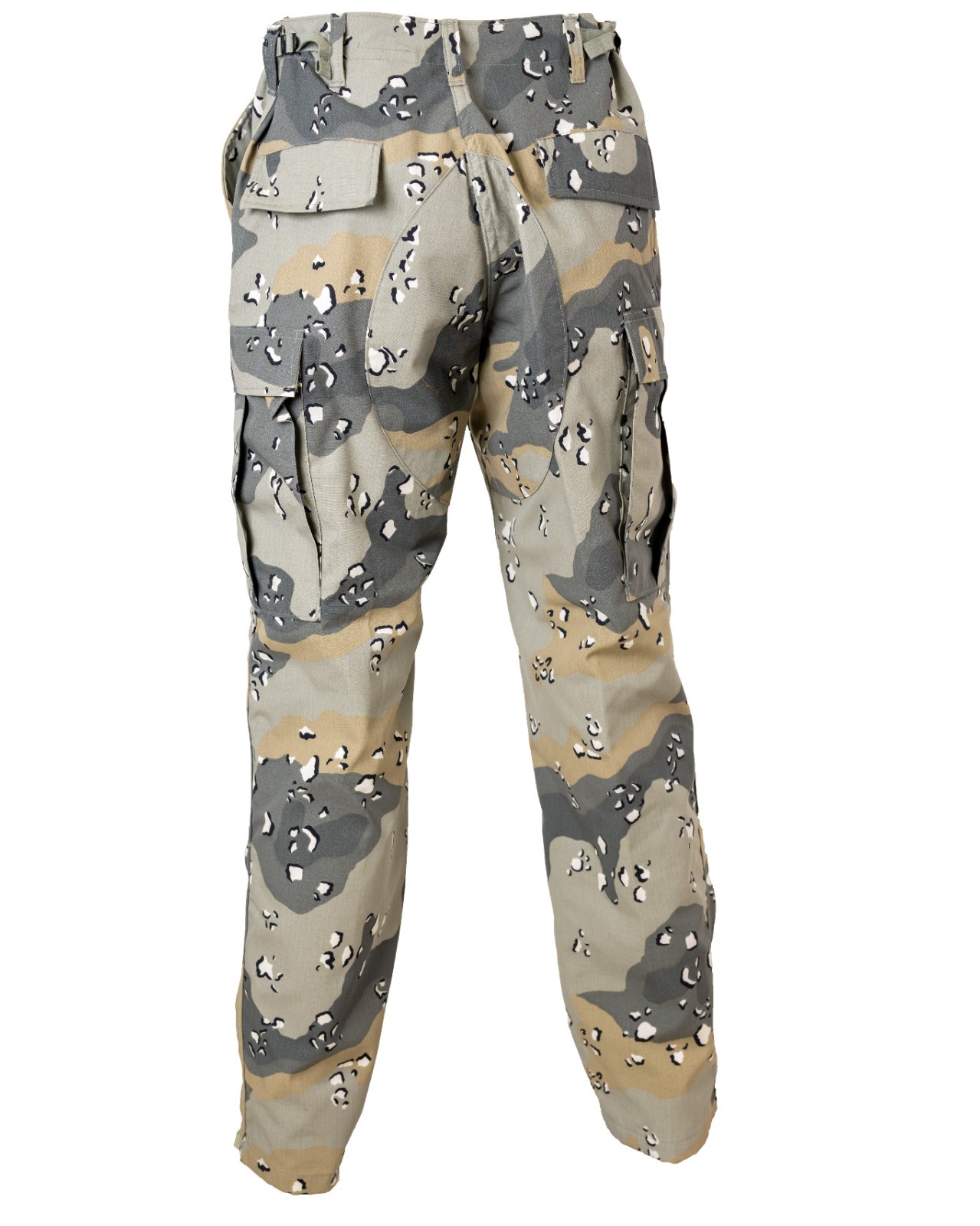 Afghan Border Police Grey Chocolate Chip Camo Pants Rip-Stop Size Medium 31-35W