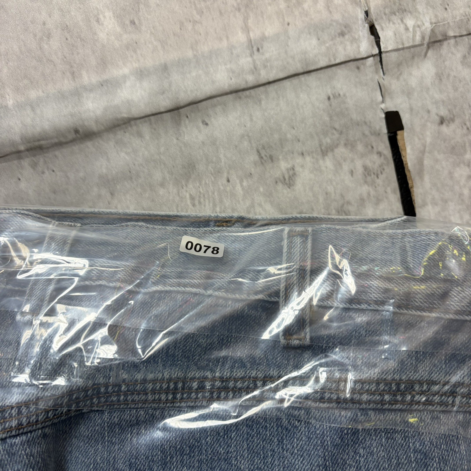 Carhartt B189 LVN Carpenter Jeans 42×30 Loose Fit Workwear Denim Utility