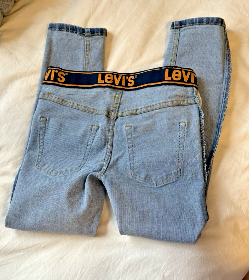 Levi’s Boys 510 Stretch Blue Jeans Size 8 Zipper Closure Inseam 22.5 inch..