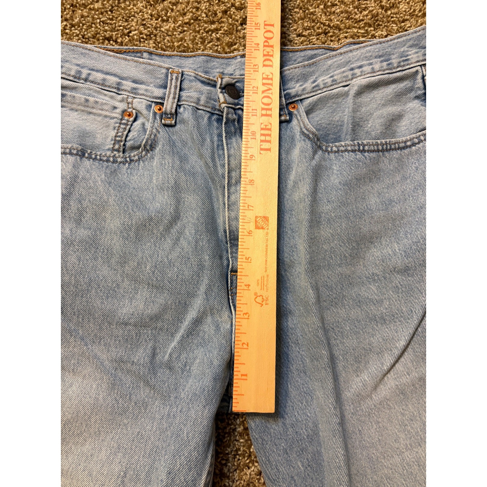 Levi’s 565 ’97 Loose Fit Straight Leg Light Wash Jeans Mens Size 34×30 Y2K