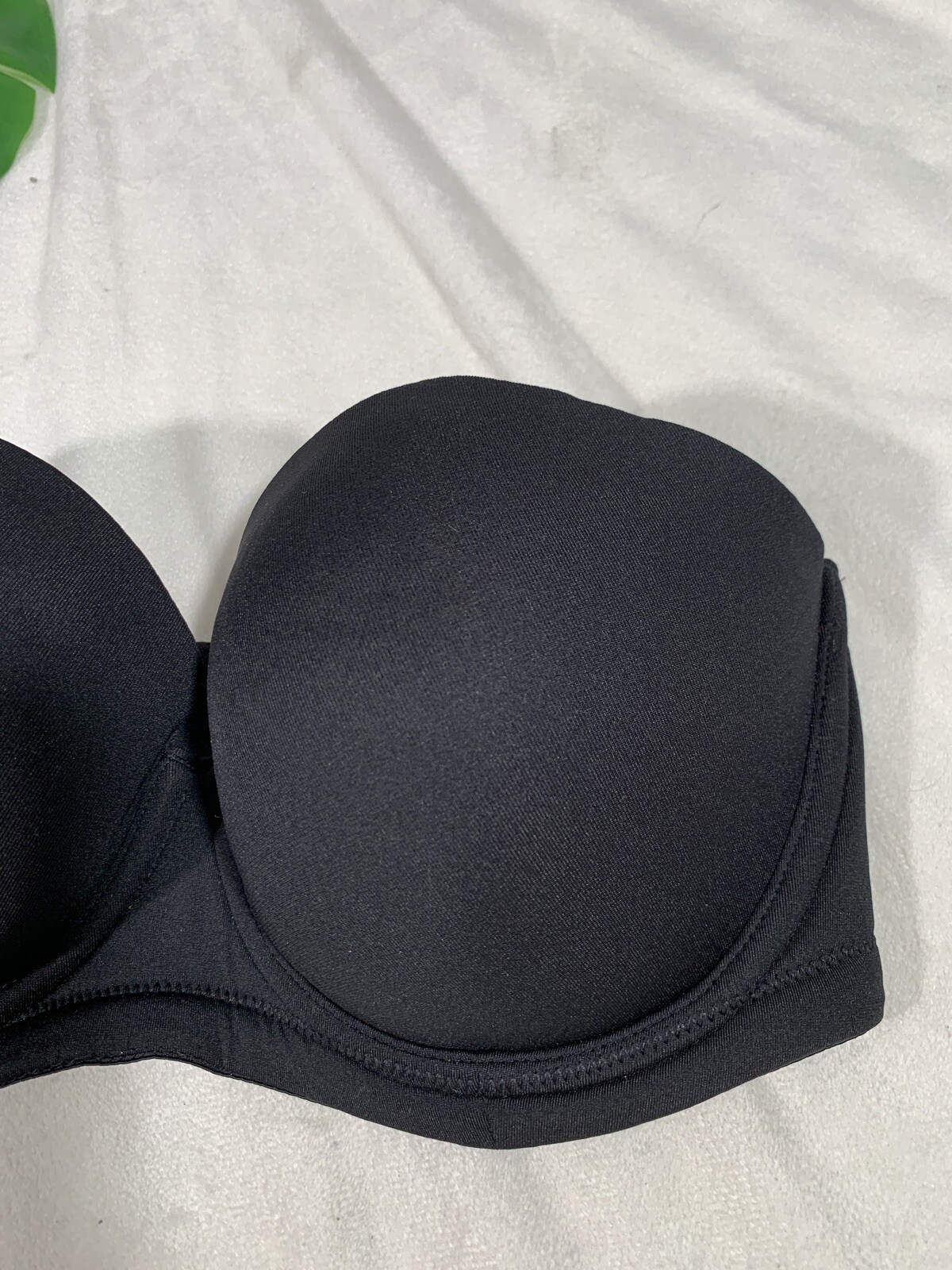 NEW $76 Wacoal Red Carpet Convertible Strapless Bra in Black {SZ 32DD US ] #L613