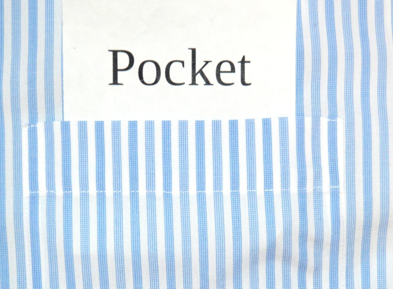 Brooks Brothers Regent 15.5 32 butcher stripe non iron cotton dress shirt g6j1