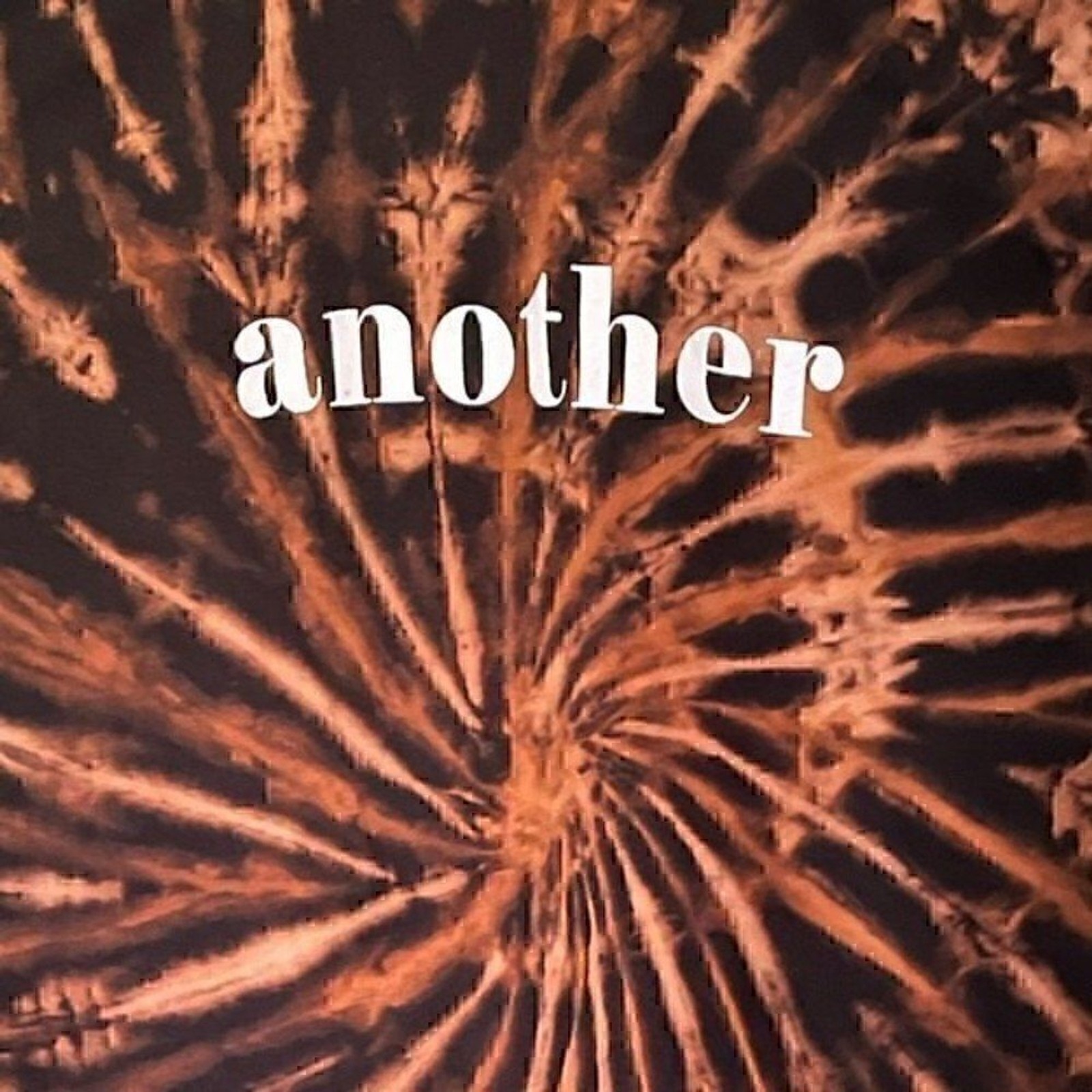 Y2K Grunge Bleach Tie Dye Graphic T-Shirt “Another” Rust Black Medium