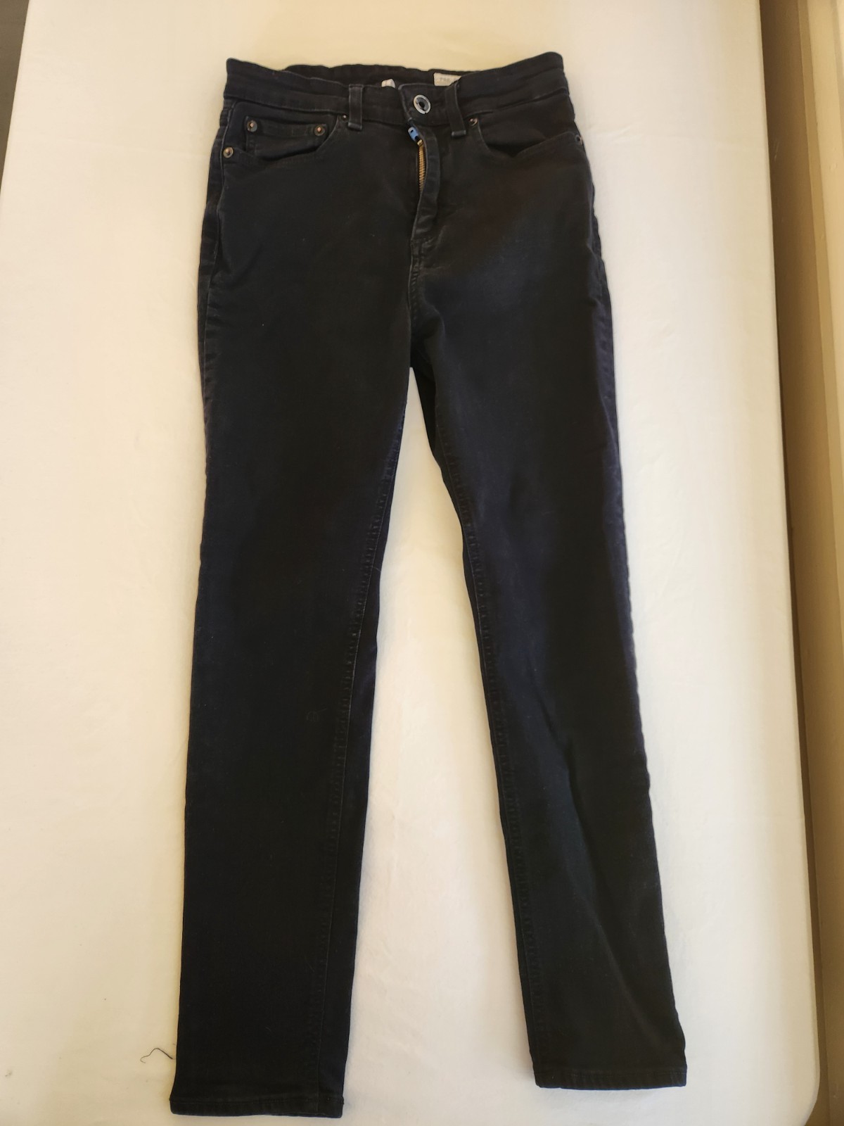rag & bone “Modele” High Rise Ankle Skinny Jeans Black Size 26 Classic Stretch