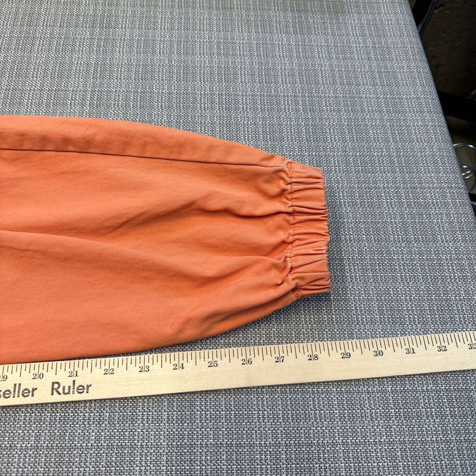 Orange Cargo Jogger Pants Womens Large Uility Parachute Y2K Skater Festival