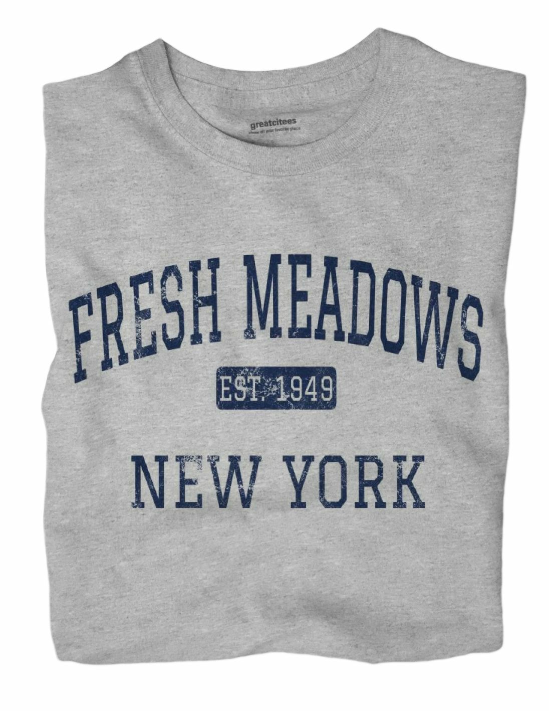 Fresh Meadows New York NY T-Shirt Queens EST