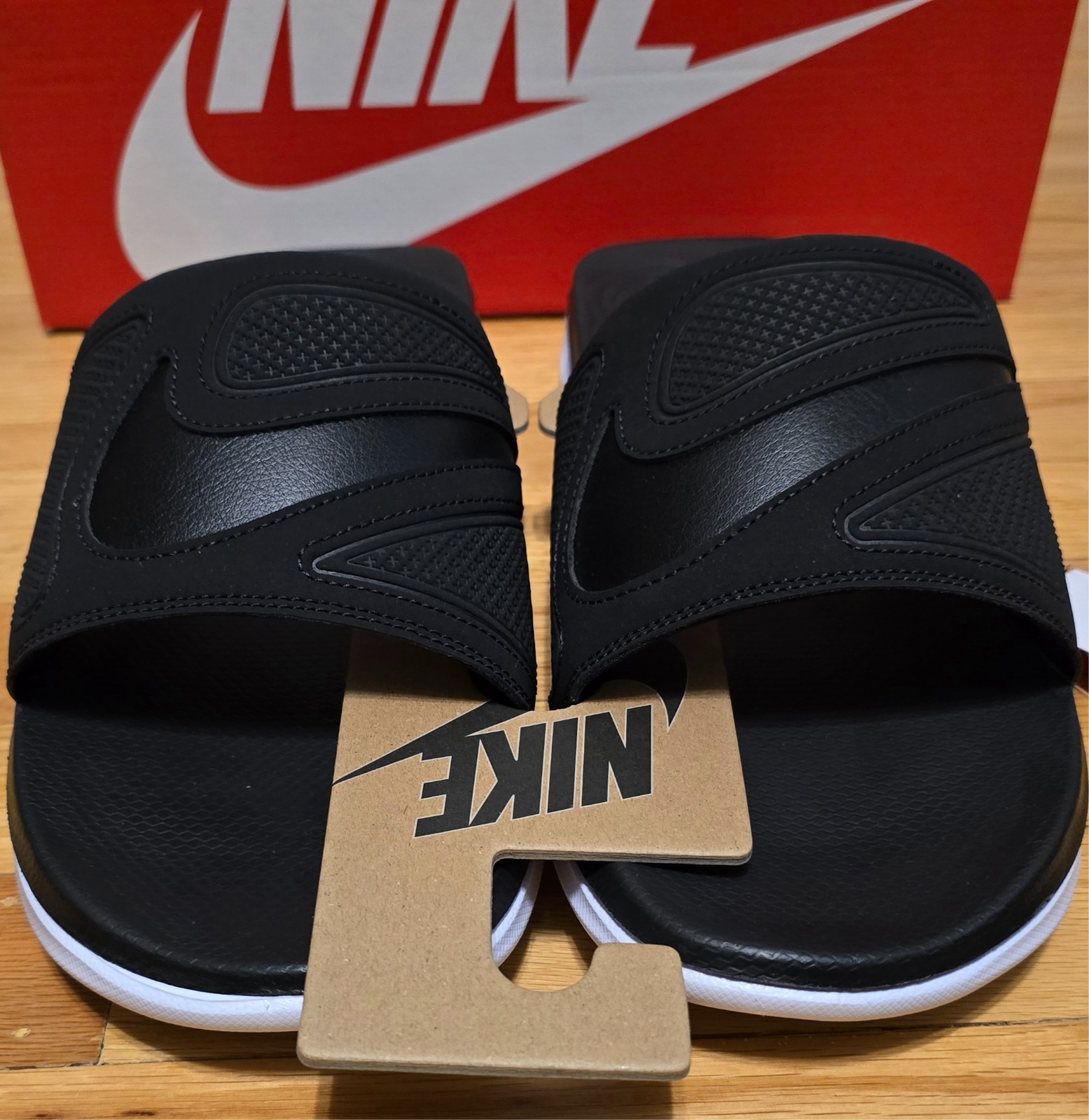Nike Air Max Cirro Slide ~ Black / White ~ (DC1460-004) Multiple Sizes Available