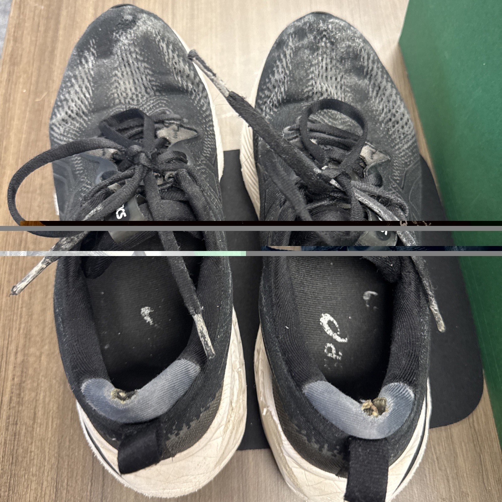 US 9 – x ASICS Gel Cumulus 16 TG Grey Black White