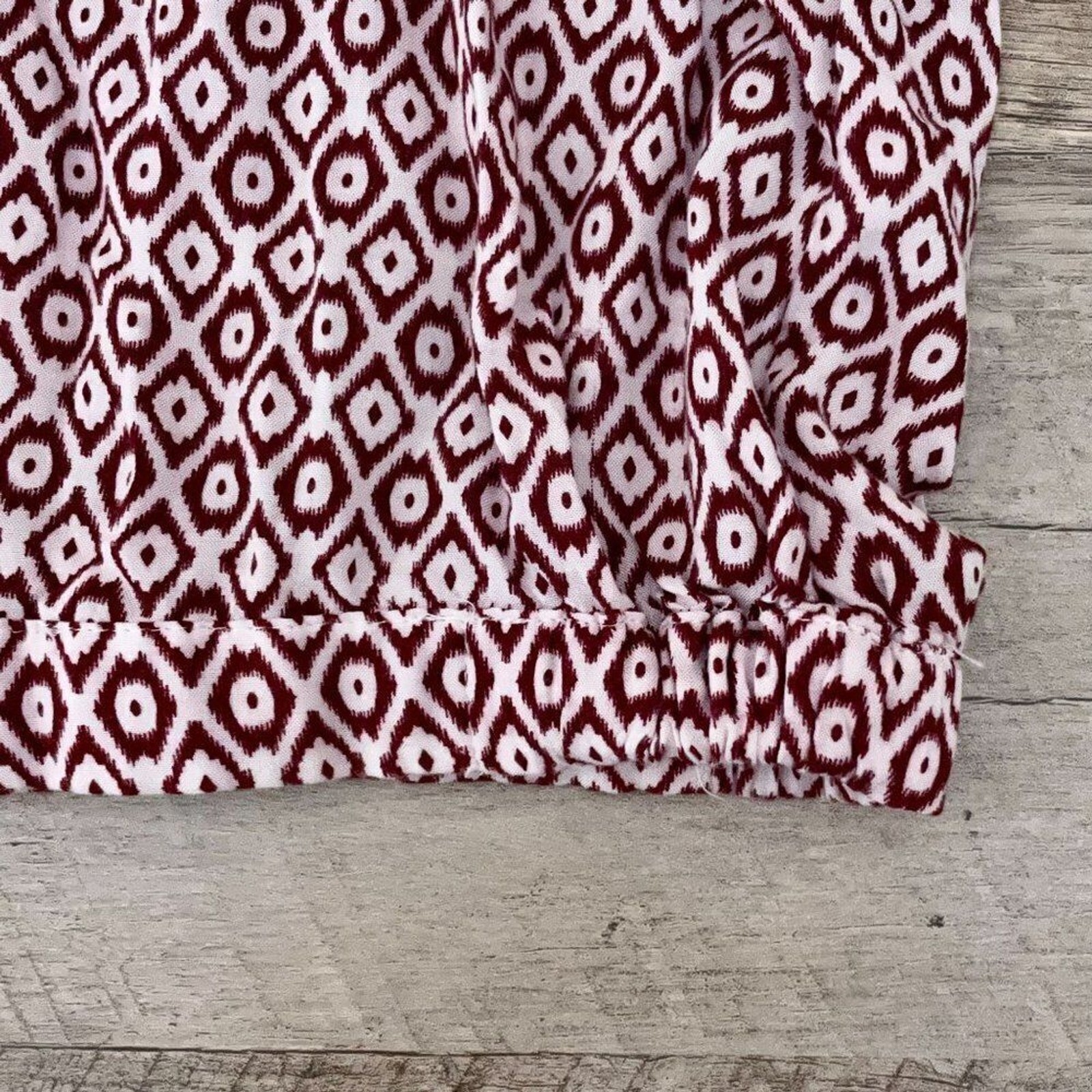 Tommy Hilfiger Geometric Print Keyhole Neck Blouse 4