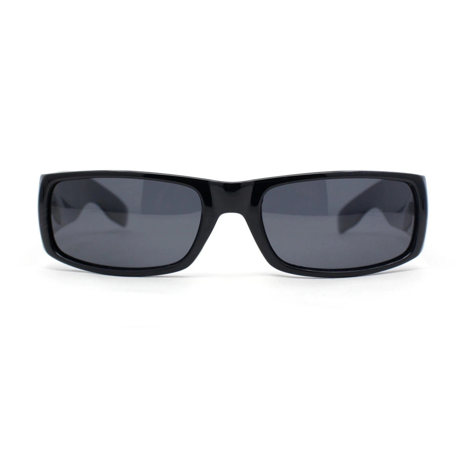 Men Super Dark Lens Privacy Migraine Headache Colo Gangster Hip Hop Sunglasses