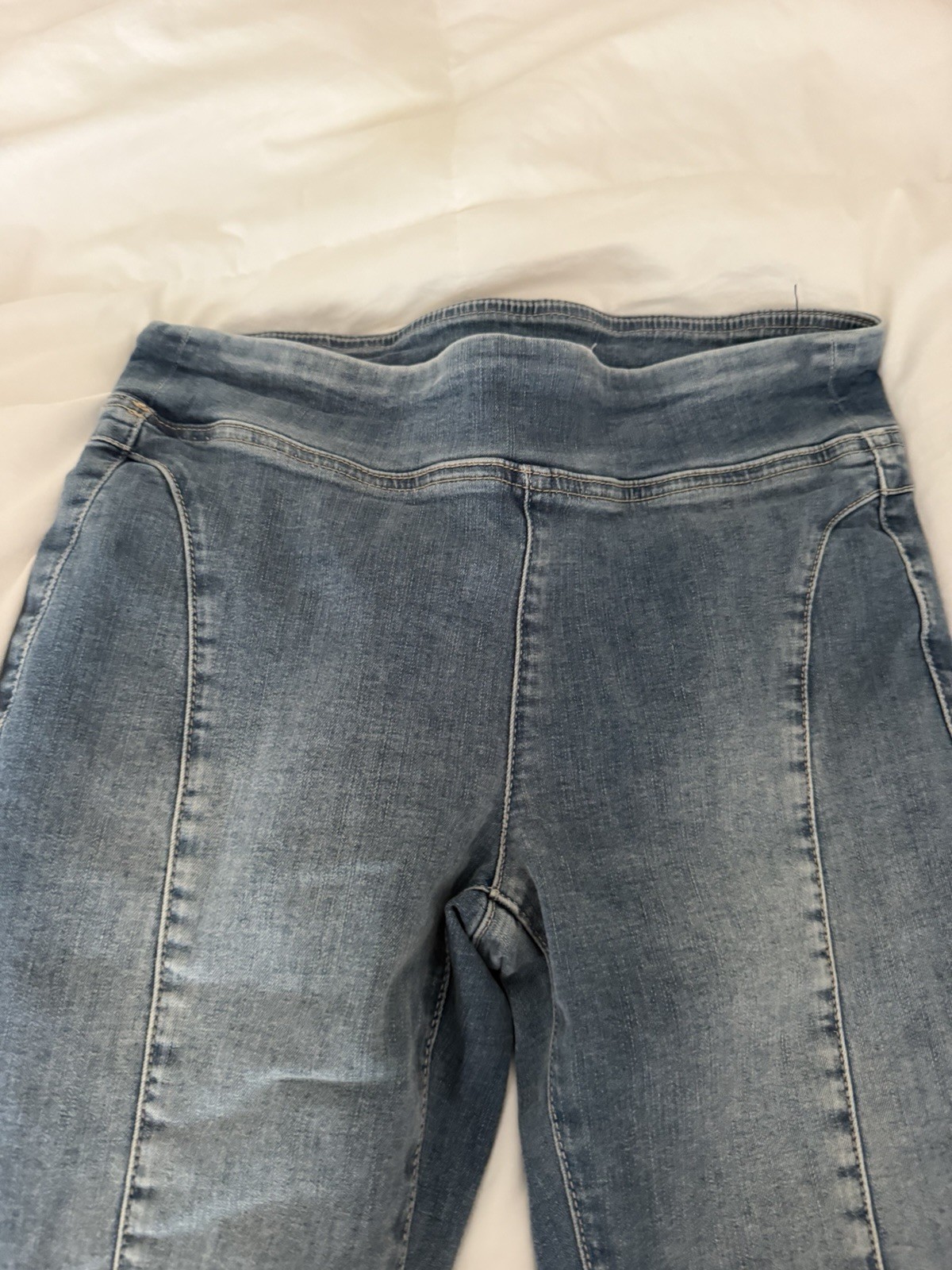 We The Free Free People Penny Pull on Flare Jean XS Wash Blue OB1783525
