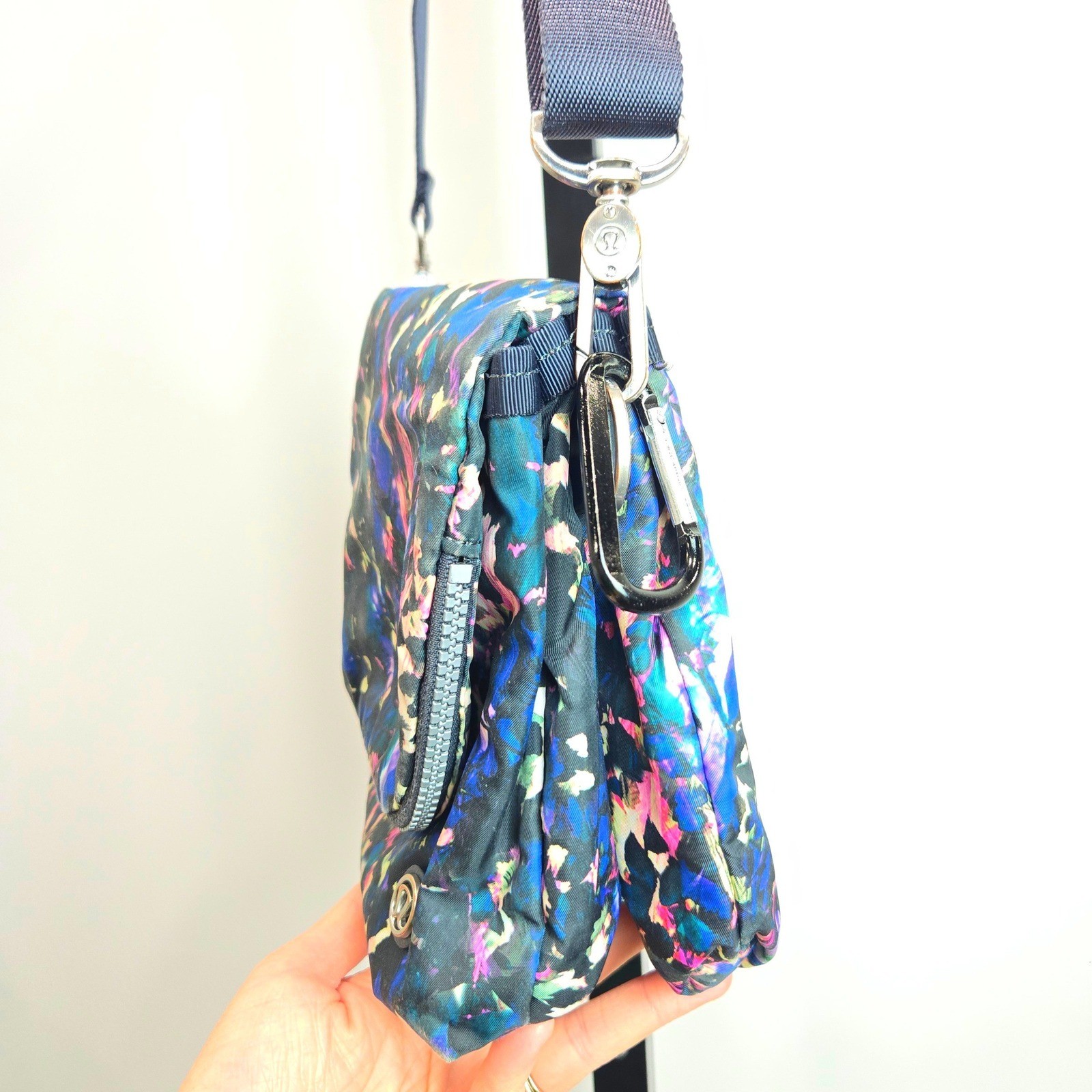 Lululemon Athletica Om Bag Floral Backdrop Abstract Crossbody Multi-Color