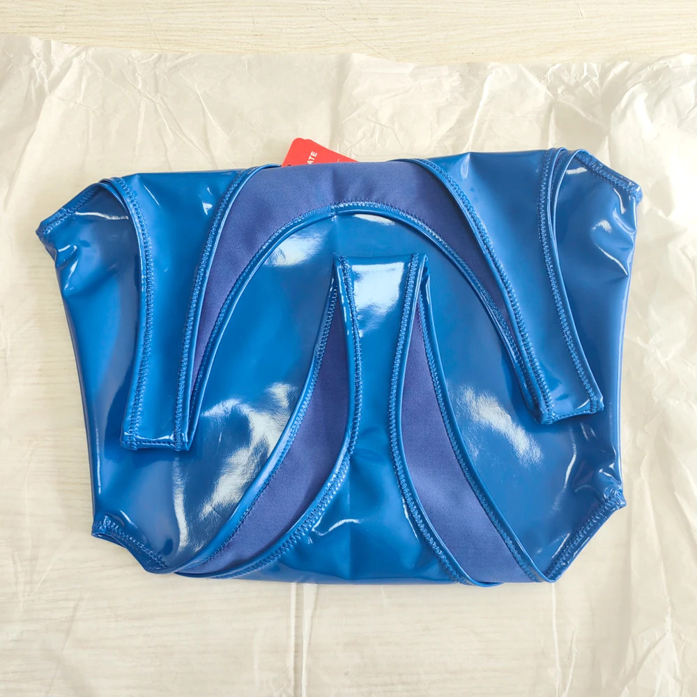 High Quality PVC Latex Shiny High Cut Bodysuit Leotard Catsuit Club Wear Plus