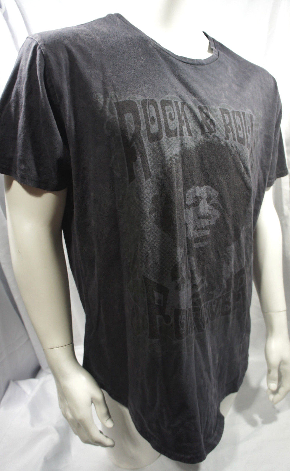 AMERICAN STITCH Mens Rock & Roll Hendrix Black Graphic Shirt $95 Size 2XL