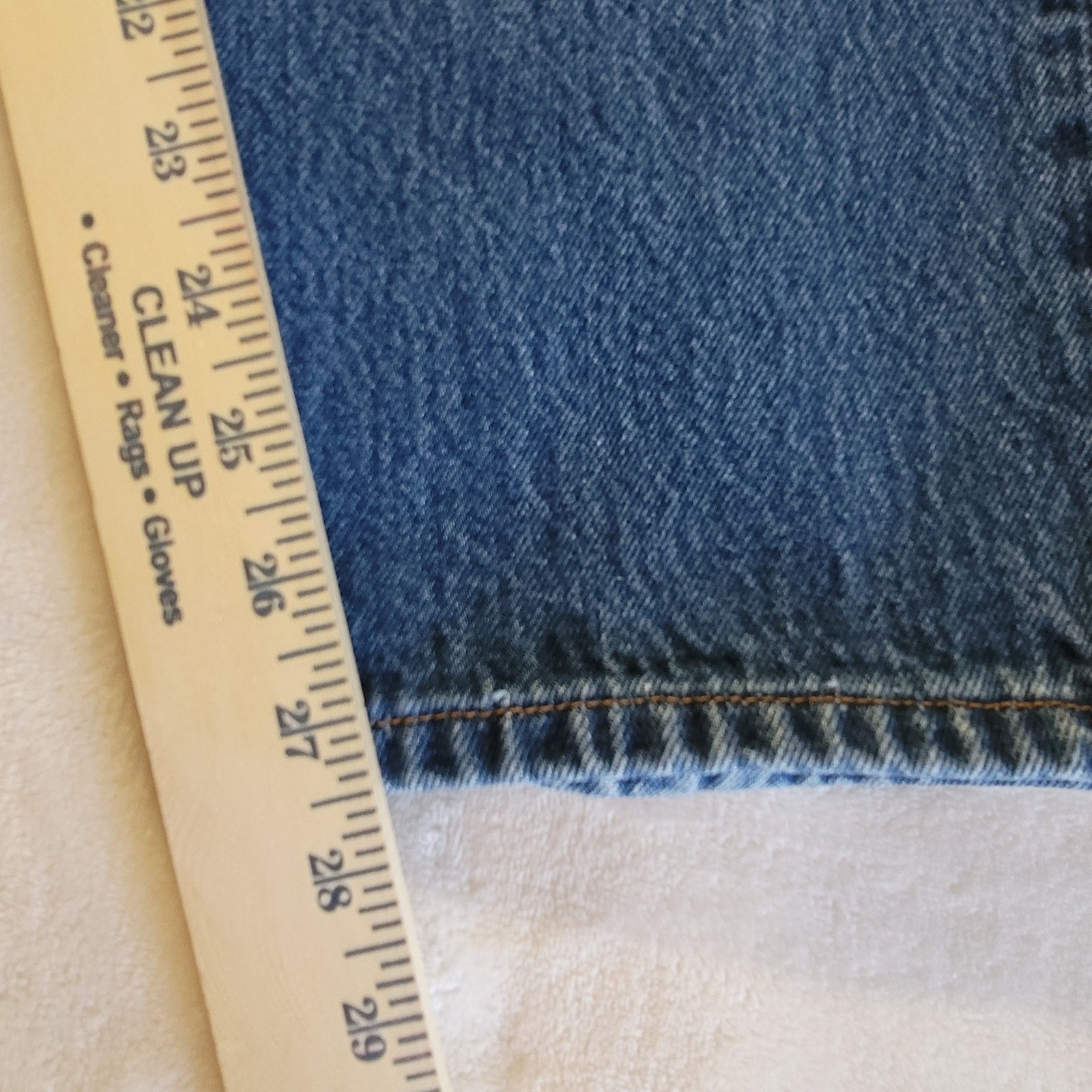 Y2K Levi’s 501 Original Fit Mens 35×30 (33×27.5) Blue Jeans Straight Button Fly