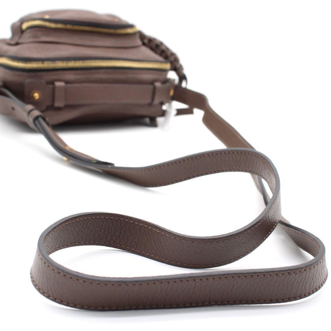 See By Chloe Patti Shoulder Bag Crossbody Leather Brown Japan 0610782