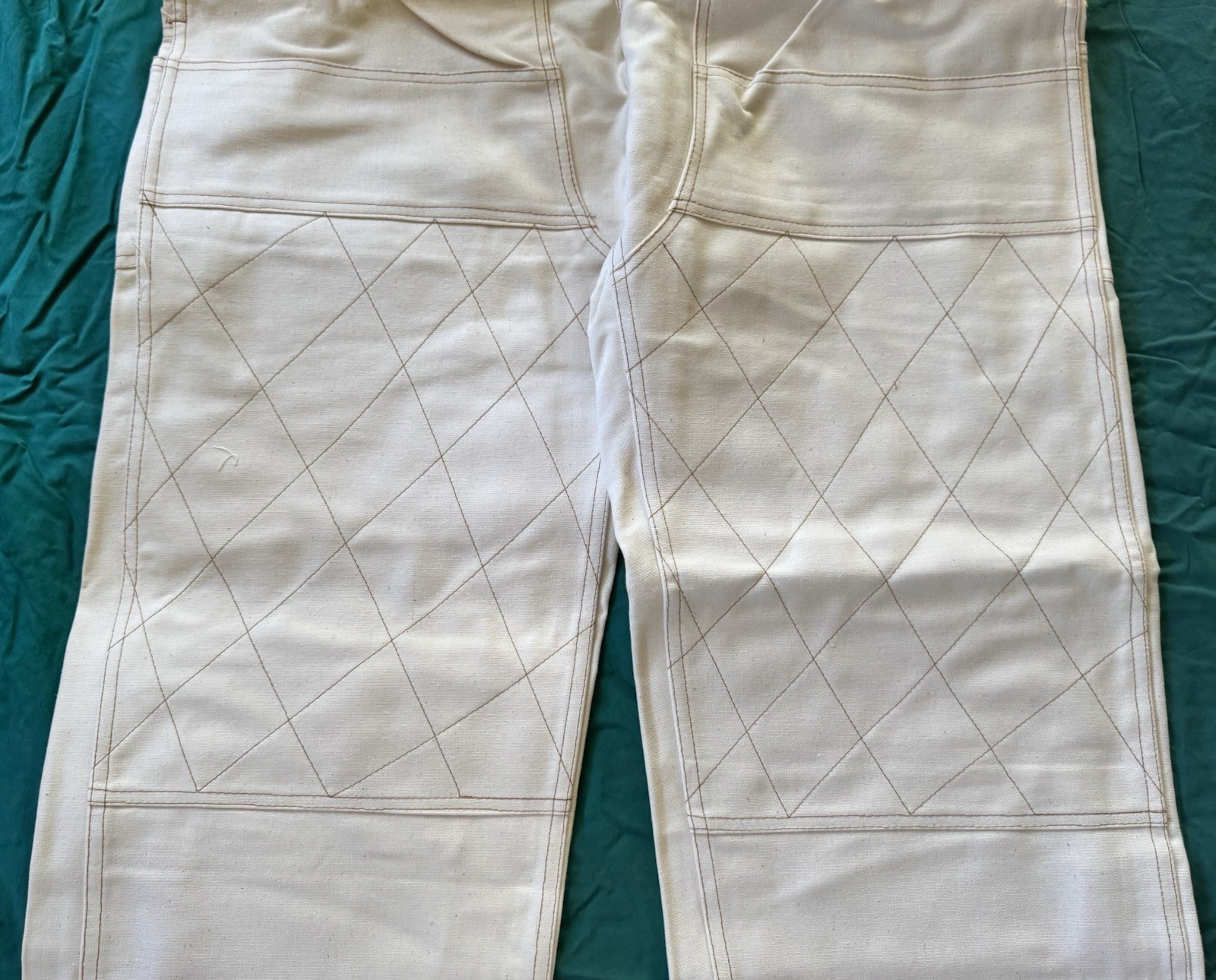 Vintage Ben Davis Overalls Mens Carpenter USA Natural Color 40×32 New Old Stock