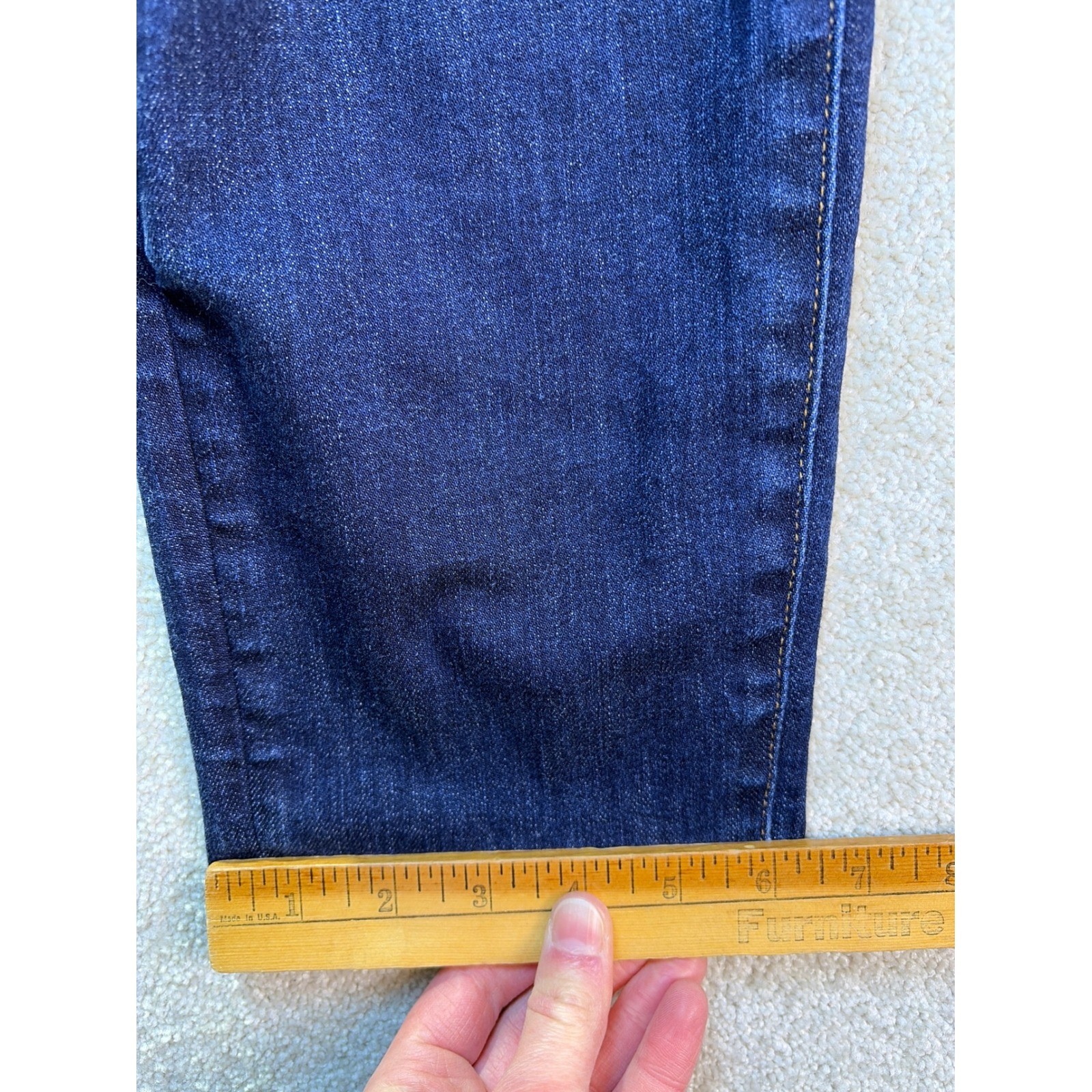 American Eagle Athletic Fit Jeans Mens 30×32 (Meas 32×30) Dark Wash Airflex