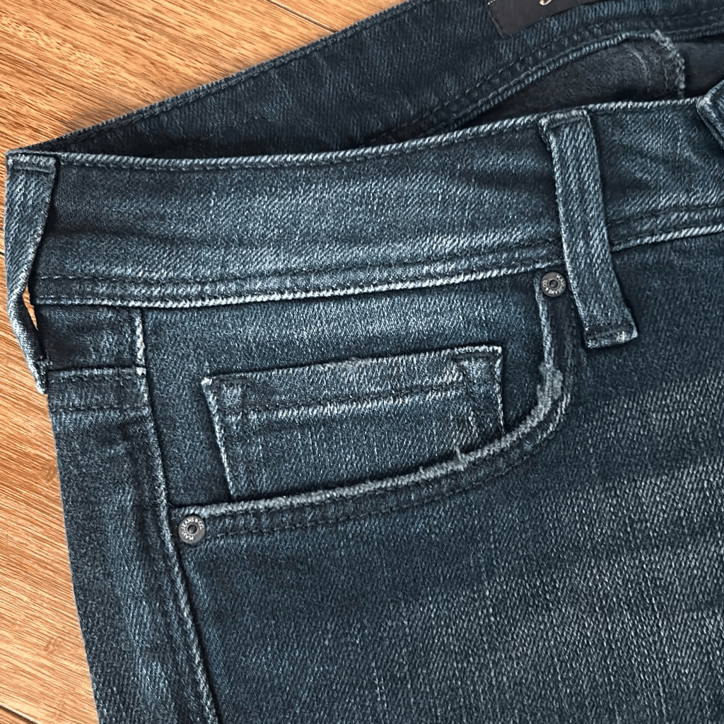 Mavi jeans Serena low rise super skinny jeans dark distressed wash woman’s size