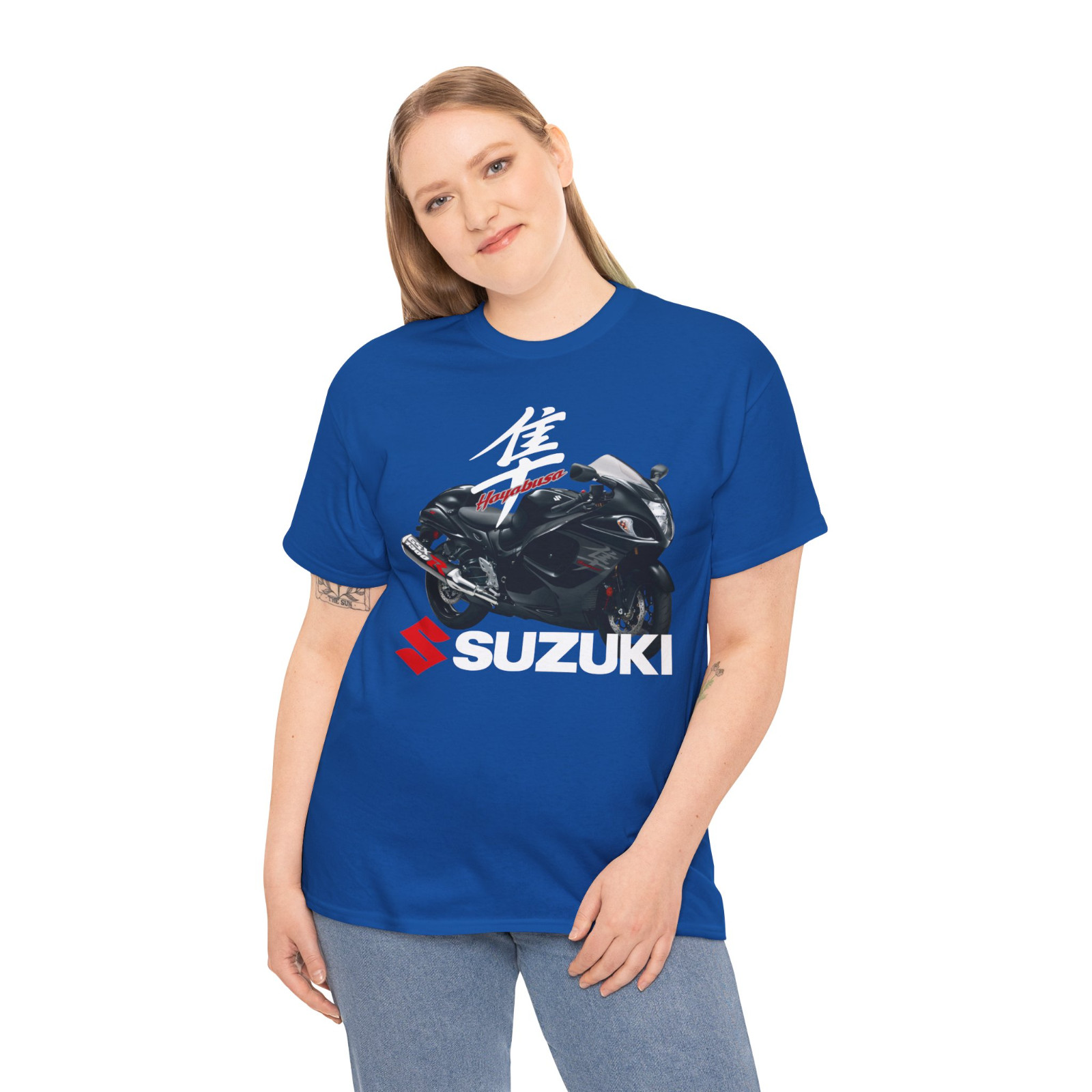 Suzuki GSX1300R Hayabusa Logo Men’s T-Shirt American Style T Shirt