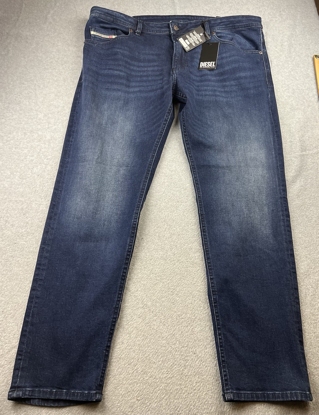 Diesel Men’s Thommer Slim Fit Jeans W40 L32 ***(tag says 38) RE067 Dark Blue NWT