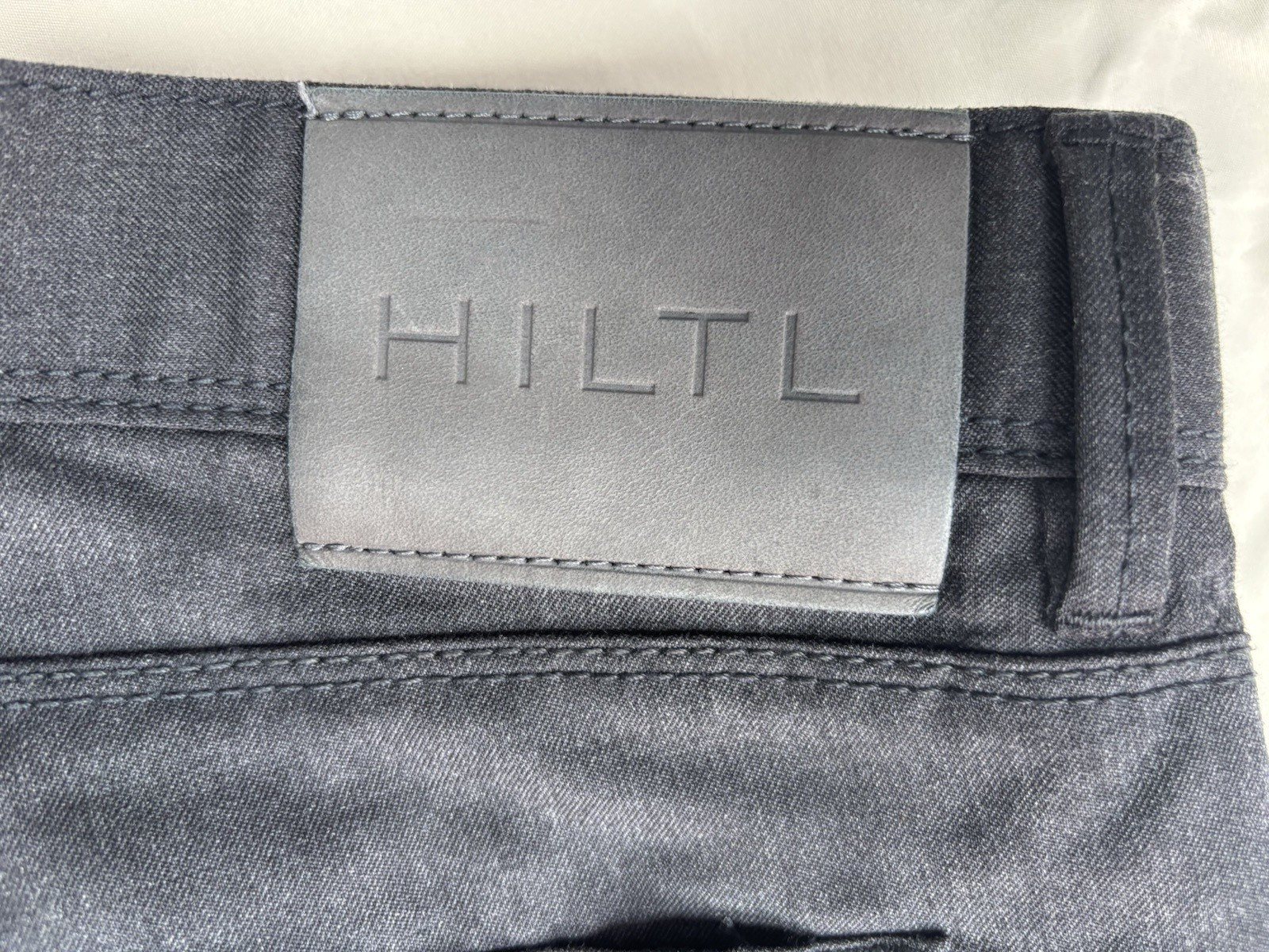 ⭐️ HILTL GRAY 5 POCKET TROPICAL WOOL PANTS 38 / 56 ⭐️