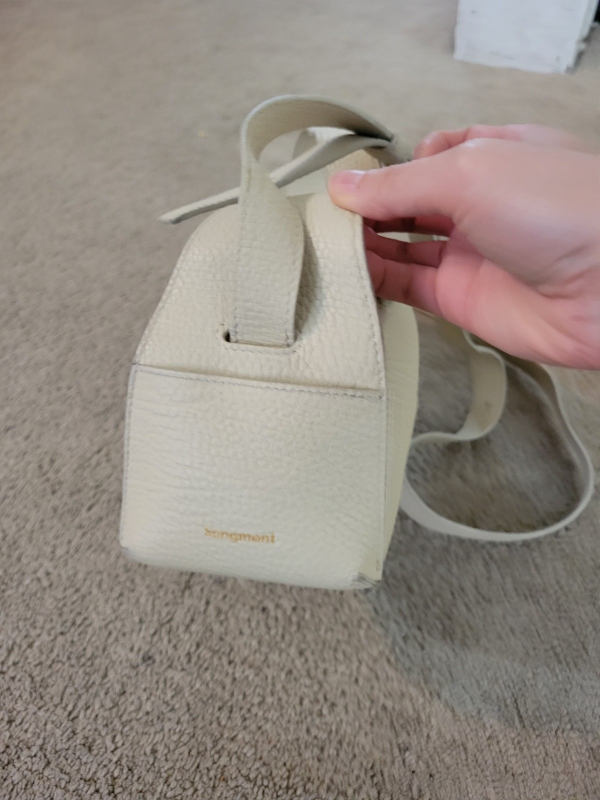 Songmont small drippy roof bag ivory
