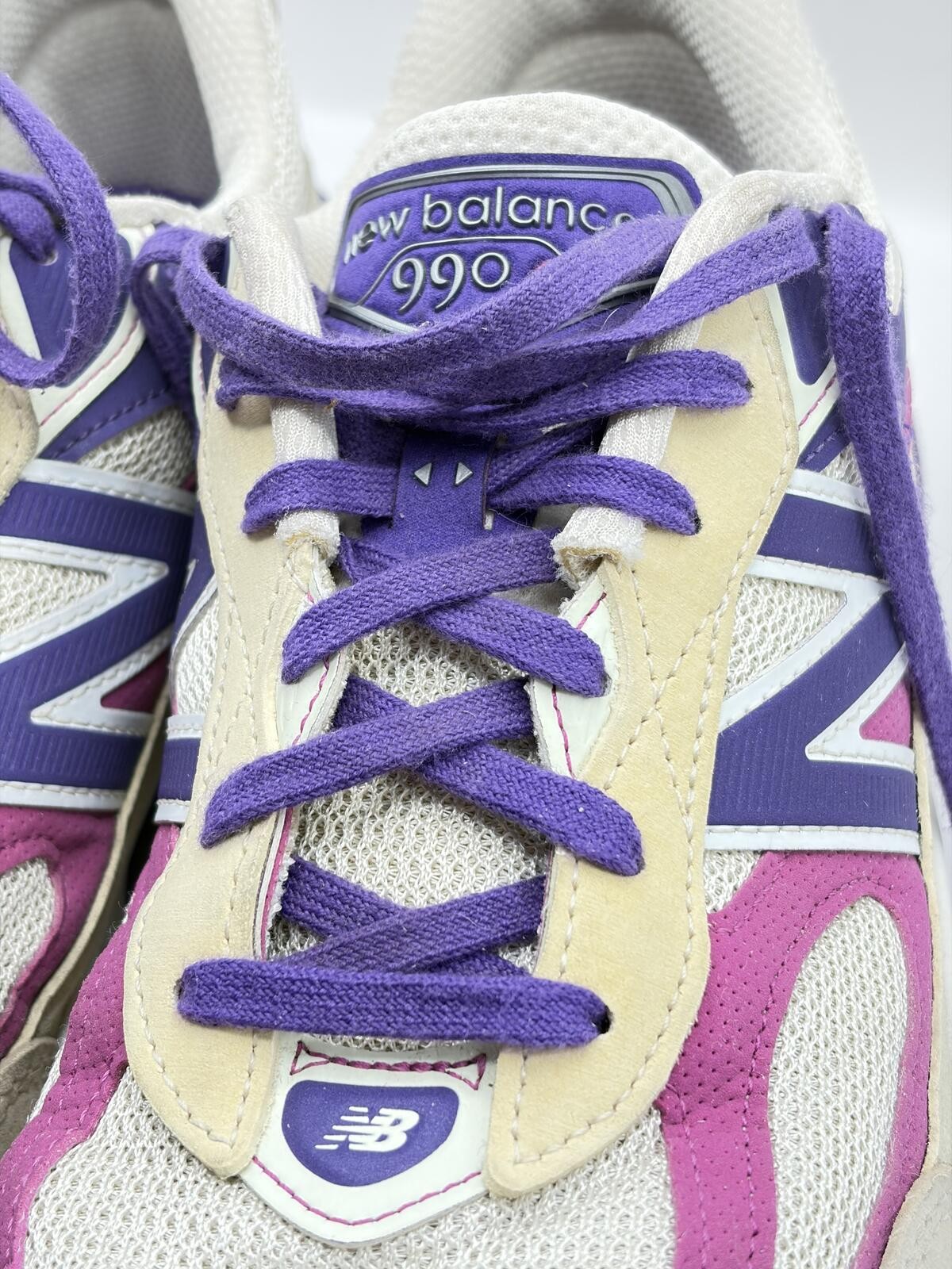 New Balance 990v6 Made USA Teddy Santis Macadamia Nut Magenta Pop U990TD6 11.5
