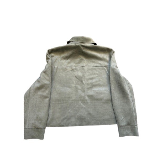 Philosophy Republic Clothing Faux Suede Utility Jacket Sage Green Womens Large