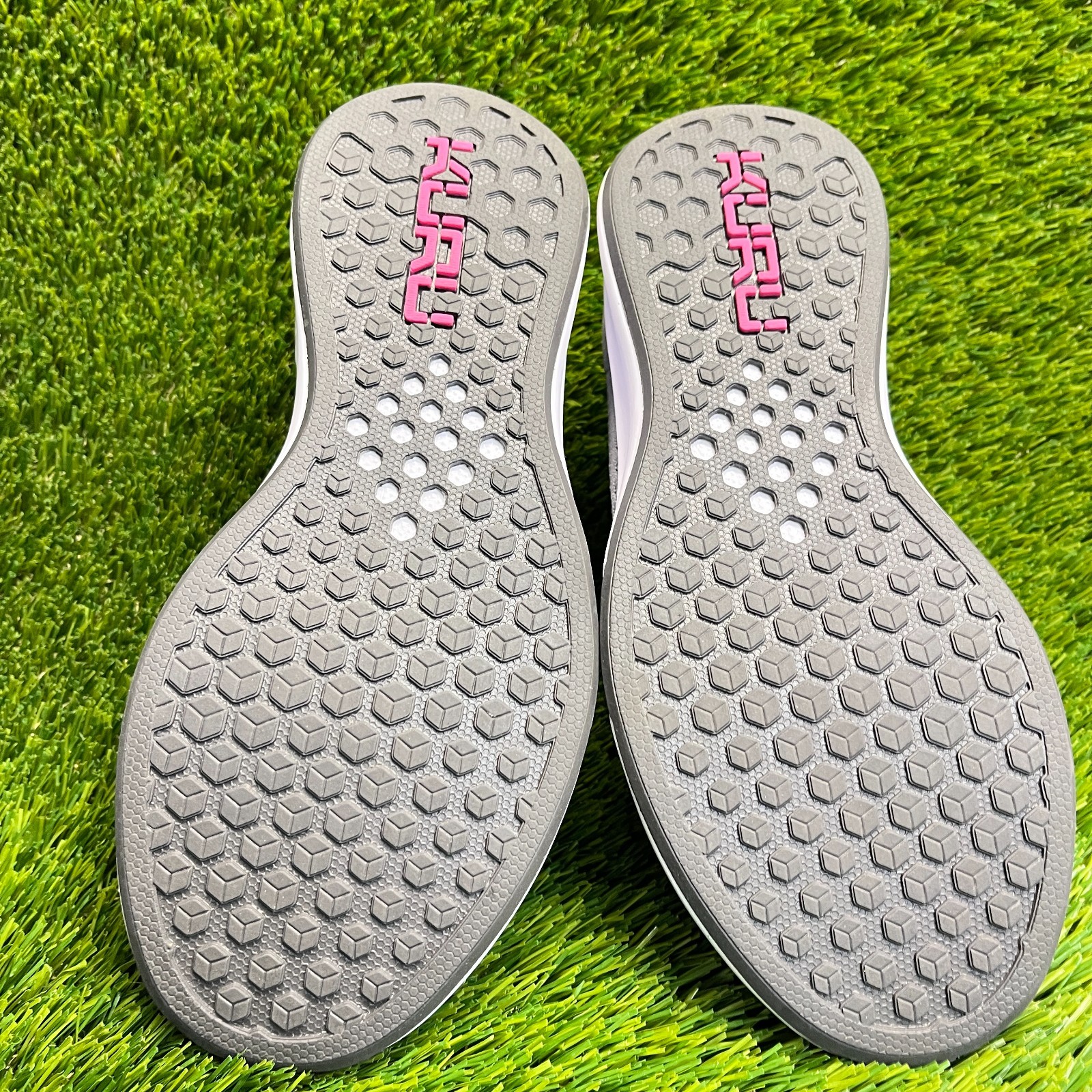 Kuru Atom Womens Size 6.5 Gray Purple Athletic Walking Slip On Shoes Sneakers