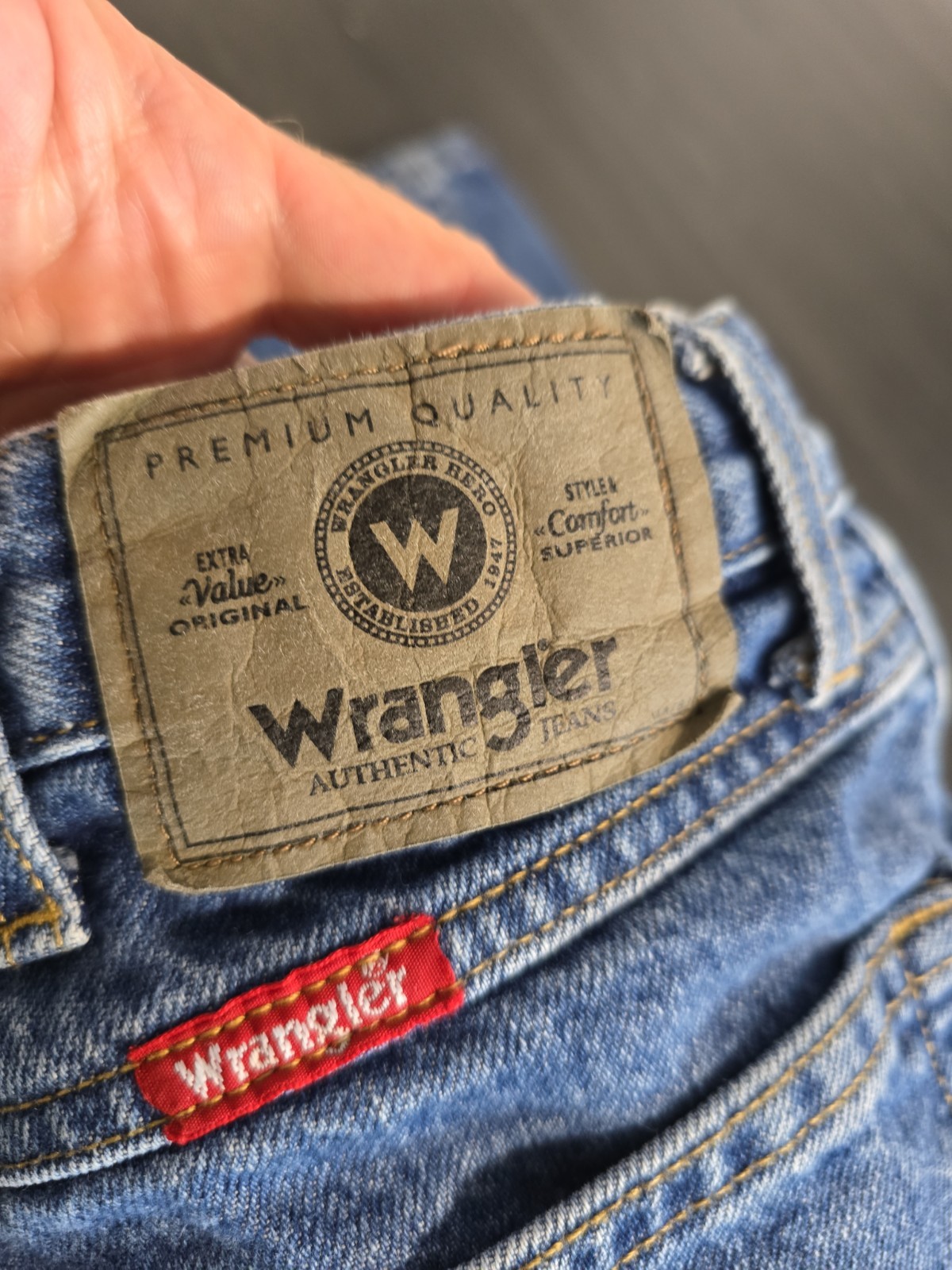 Vintage Wranglers 36×30 Great Shape Stone Wash