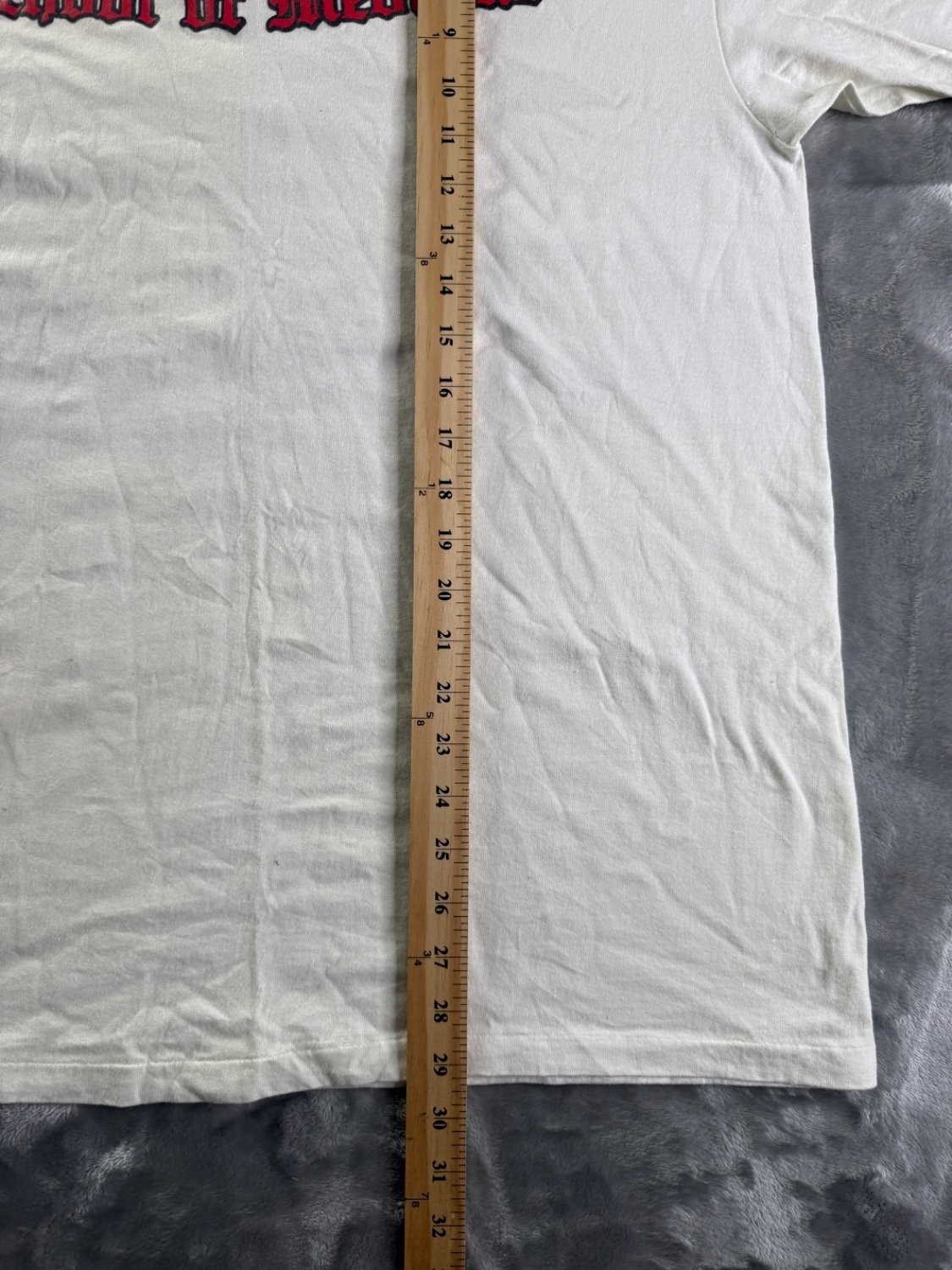 Hanes Beefy-T Men’s T-Shirt XL White Single Stitch Construction