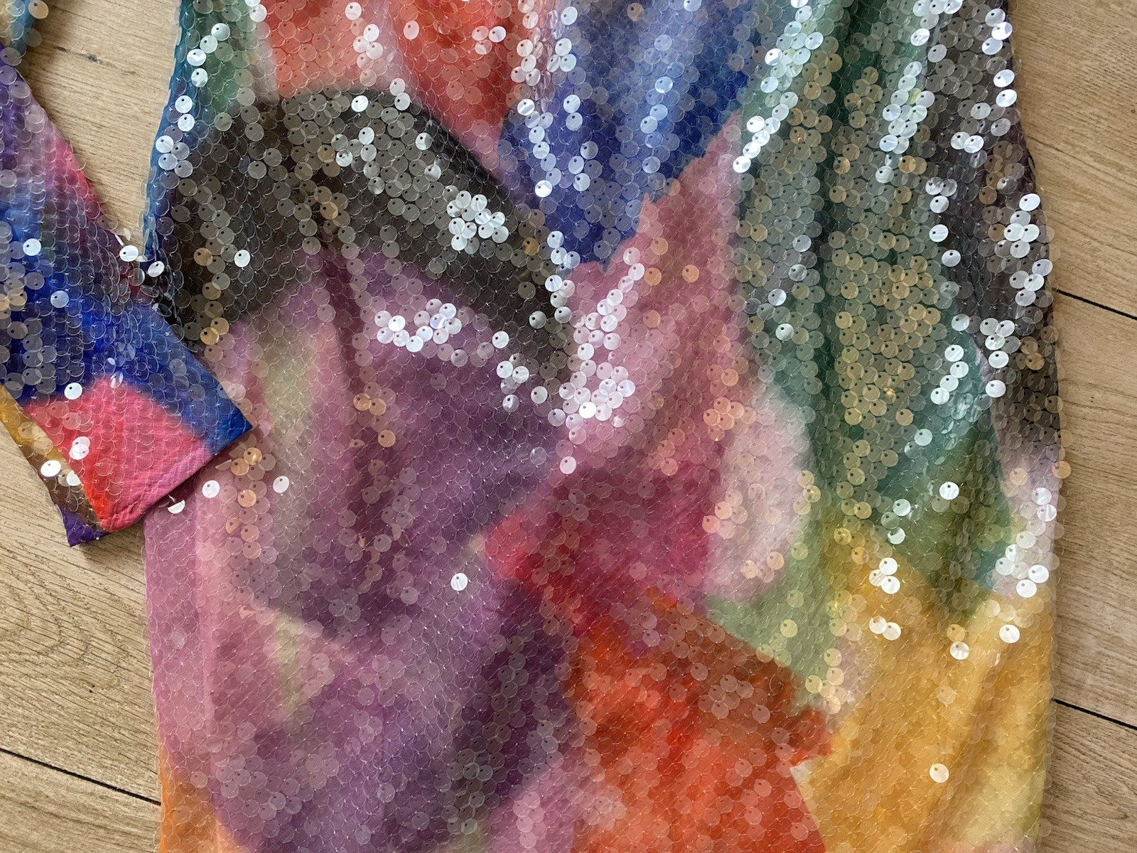 Stunning ASHISH Designer DEBENHAMS SEQUIN DRESS (uk14)