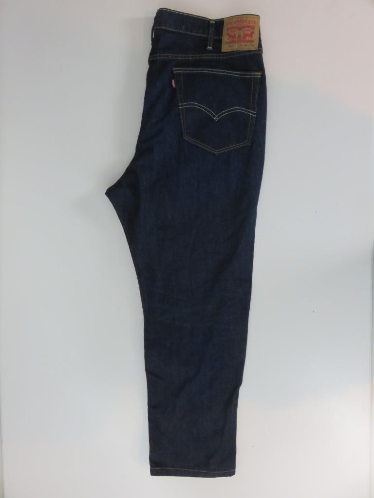 Mens Levis 541 Dark Blue Wash Denim Jeans Straight Leg 5-Pocket Size 40 x 32 EUC