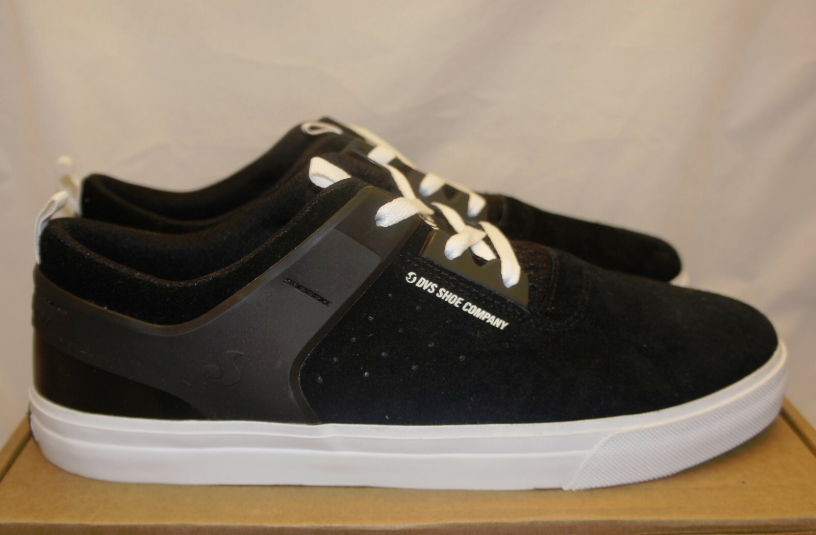 DVS Cinch CT+ Black White Suede Men’s 11.5 Skate Sneaker Shoes