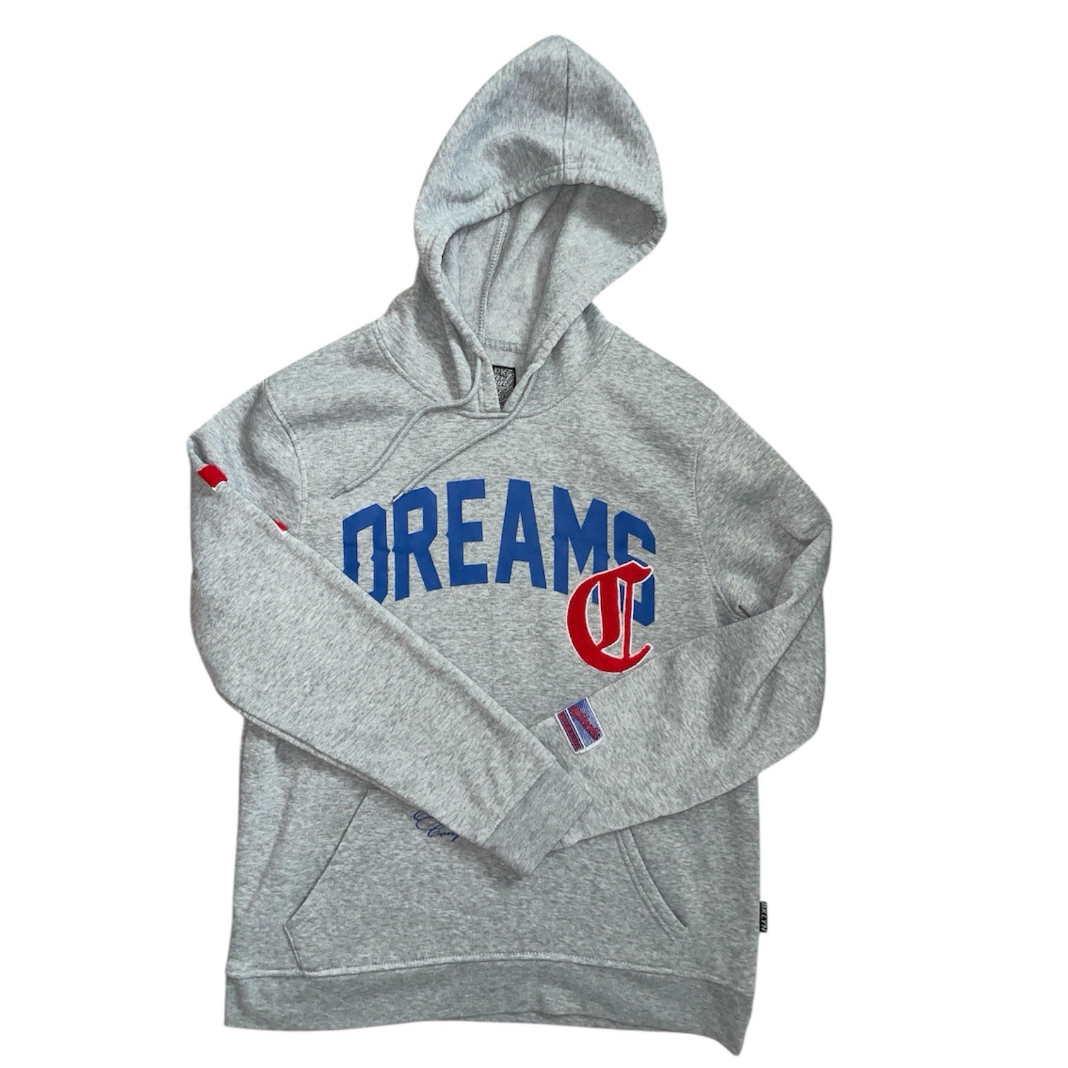 BROOKLYN TRADEMARK CLOTH MFG CO Gray Hoodie Sweatshirt Chasing Dreams Women’s L