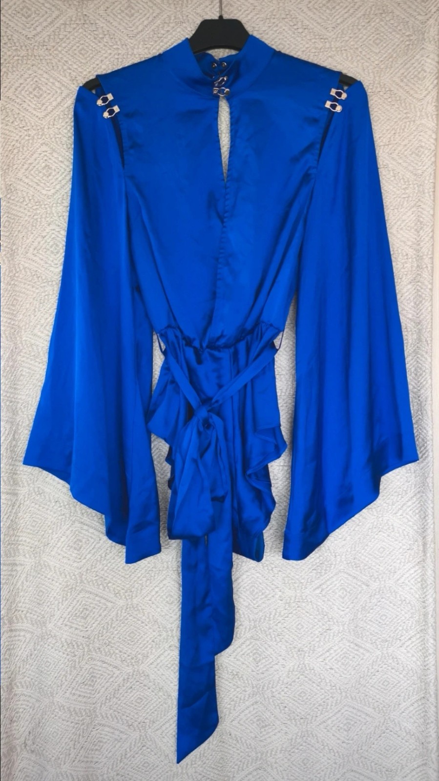 Honey birdette Blue Melissa body romper All In One Kimono size XS BNWT