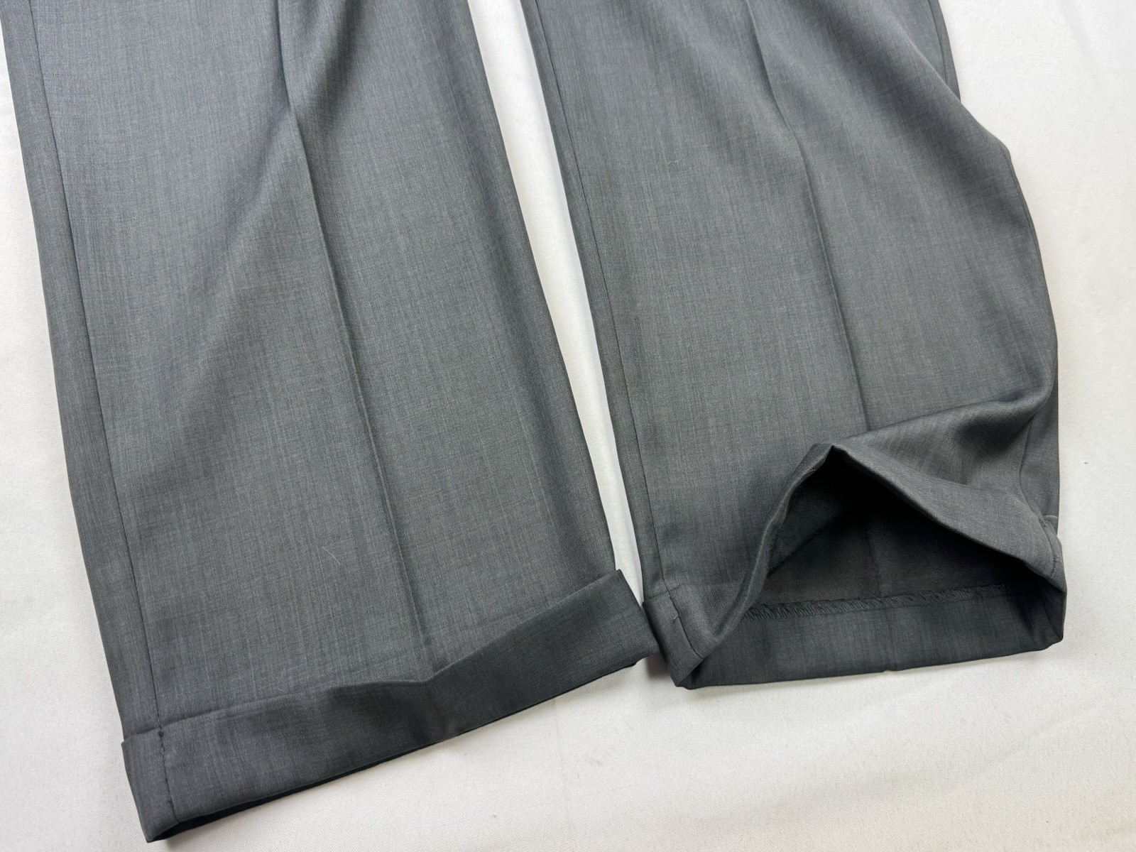 Covington Men’s Cool Ply 100s Formal Dress Pants 34×32 Pleated Super Hi-Twist