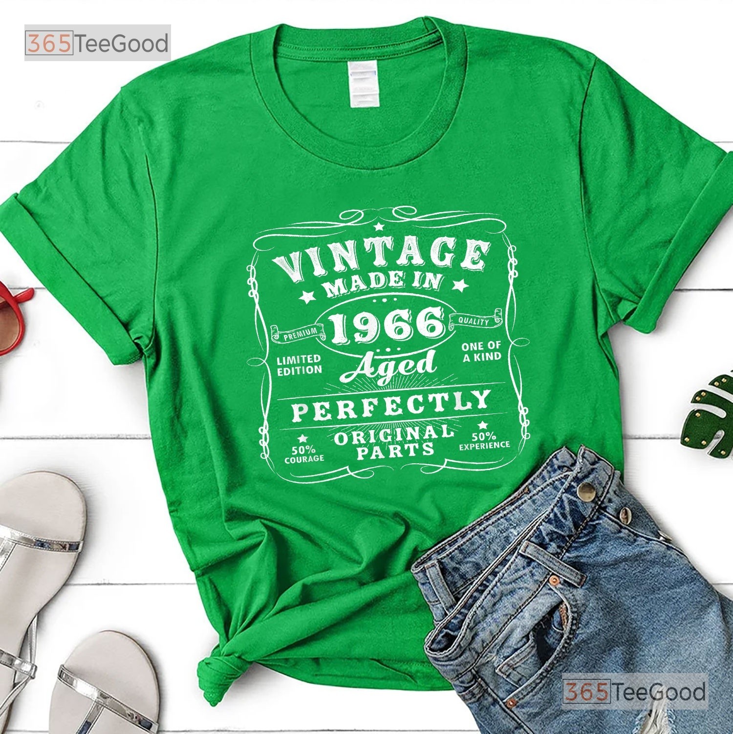 Vintage 1966 60th Birthday Shirt, Retro 60 Years Old Birthday Tee For Men