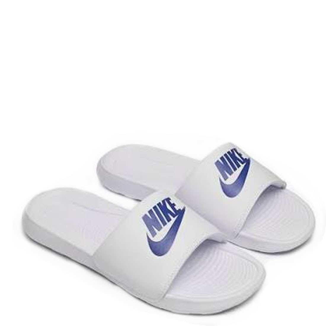 Nike Men Victori One Slide White Game Royal Blue Sandal Gym Shower CN9675-102