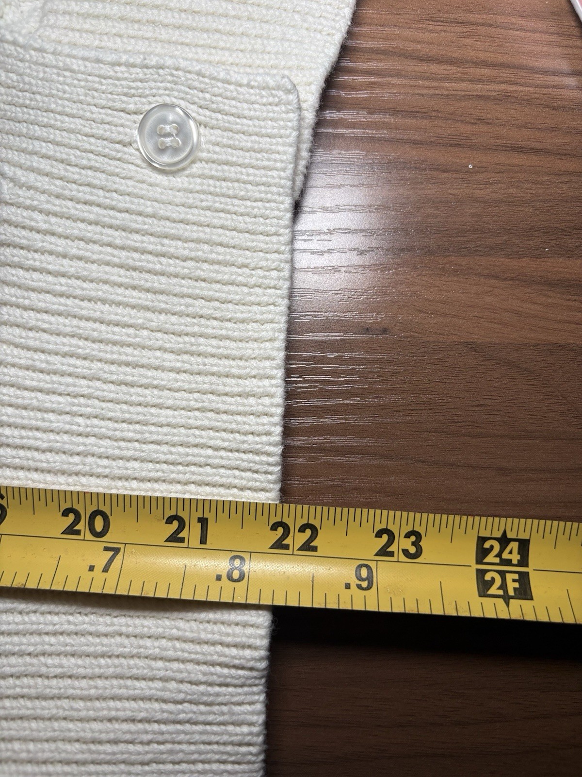 Cloth & Stone Ivory Eyelet Sleeve Knit Cardigan Sweater | Boho Cottagecore